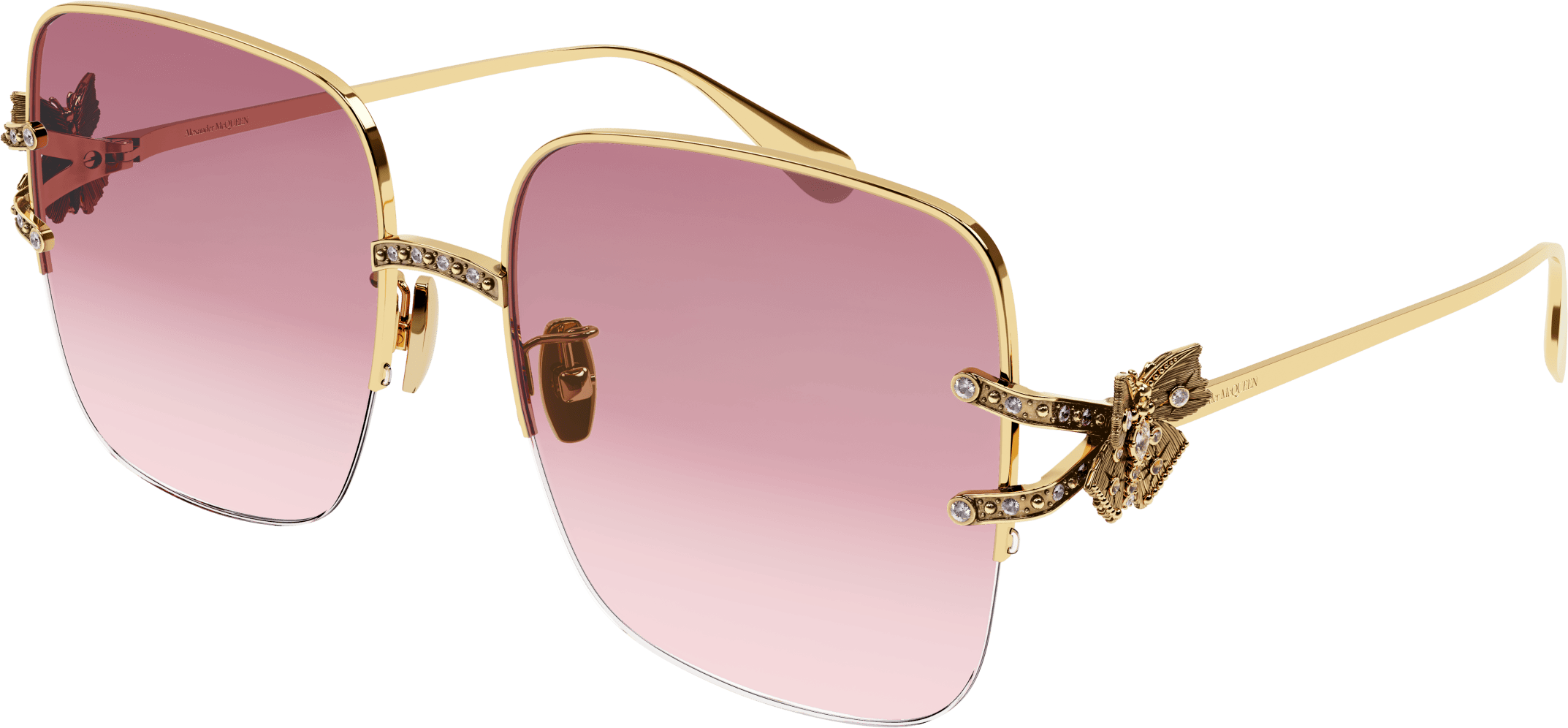 Alexander McQueen AM0371S Sunglasses - Luxury Designer Shades for Women & Men | Perfect for Outdoor Activities, Travel & Fashion Statements