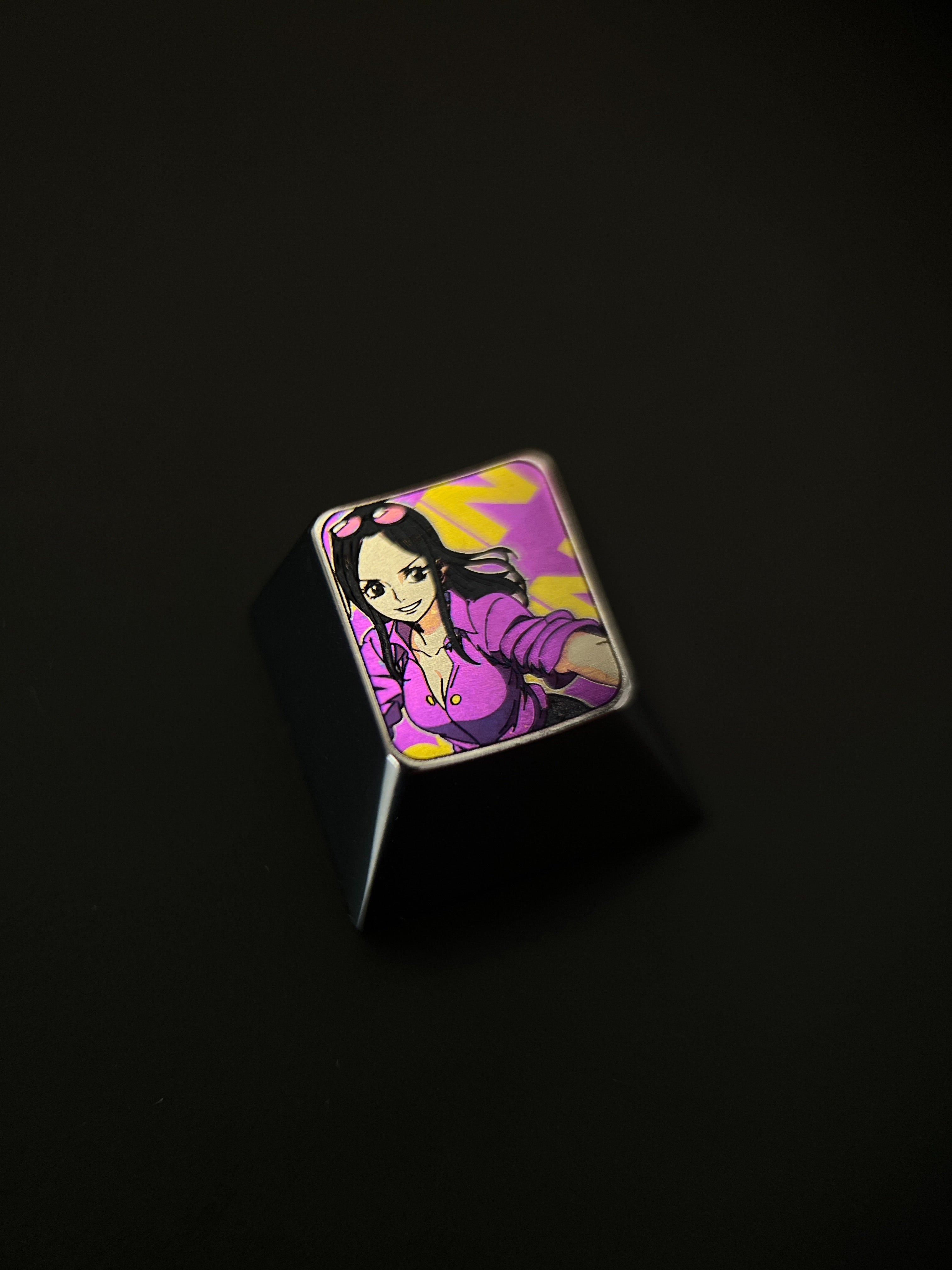 One Piece Anime Keycaps - Luffy, Nami, Robin Titanium Alloy 1U Custom Mechanical Keyboard Keycaps for Gaming PC Setup | Perfect for Anime Fans & Gamer Room Decor
