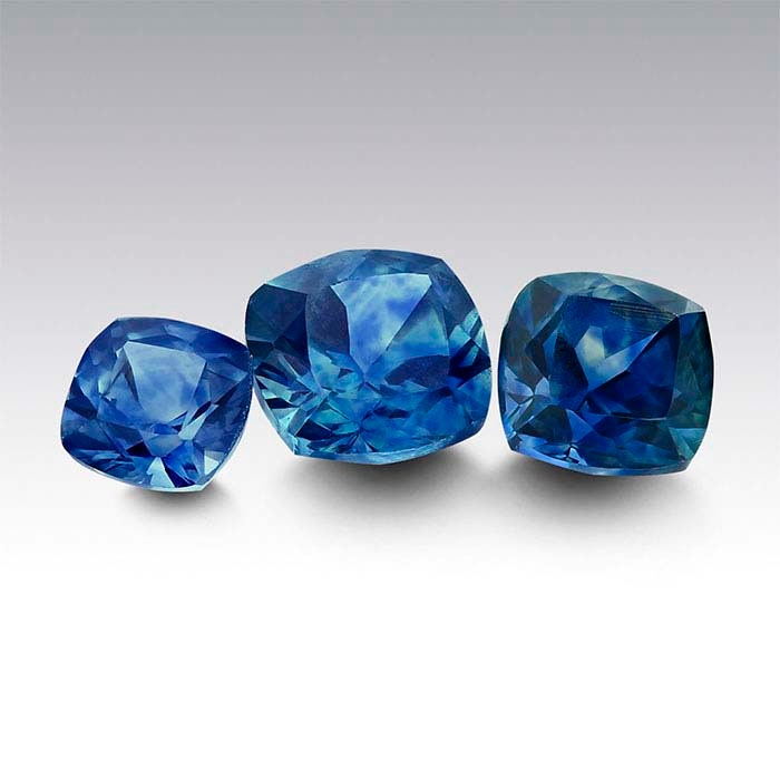Natural Montana Medium Blue Sapphire 3-4mm Cushion Cut VS Loose Stone - September Birthstone, USA Mined & Cut - Perfect for Engagement Rings, Jewelry Making & Birthstone Gifts