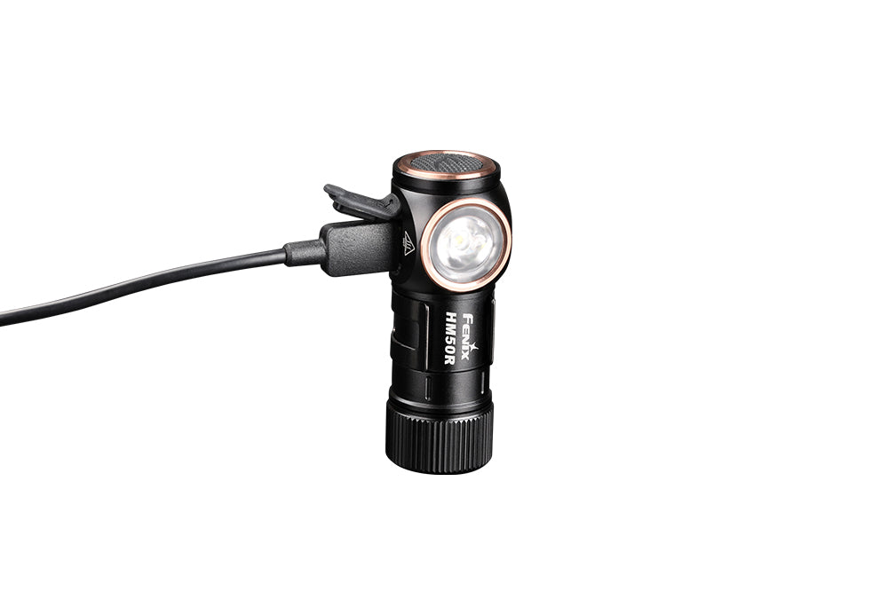 Fenix HM50R V2.0 Rechargeable LED Headlamp - 700 Lumens Bright Light, IP68 Waterproof, Lightweight Headlight for Camping, Hiking, Running & Outdoor Adventures