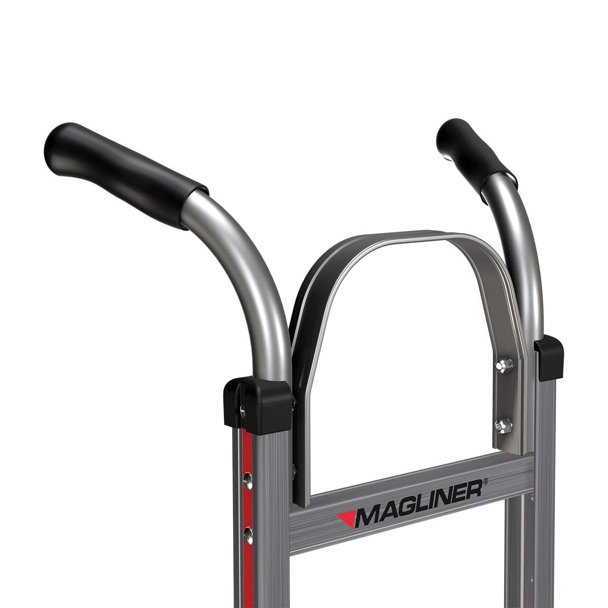 Magliner HMK116UA4-V Heavy Duty Hand Truck with Double Pistol Grip & Pneumatic Tires - Silver | Durable Utility Cart for Warehouse, Moving, Retail & Industrial Use