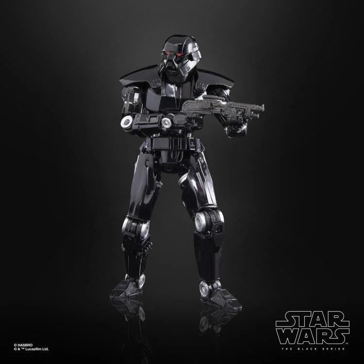 Star Wars The Black Series Deluxe Dark Trooper Action Figure - The Mandalorian Collectible Toy for Fans | Perfect for Display, Cosplay, and Gift Giving
