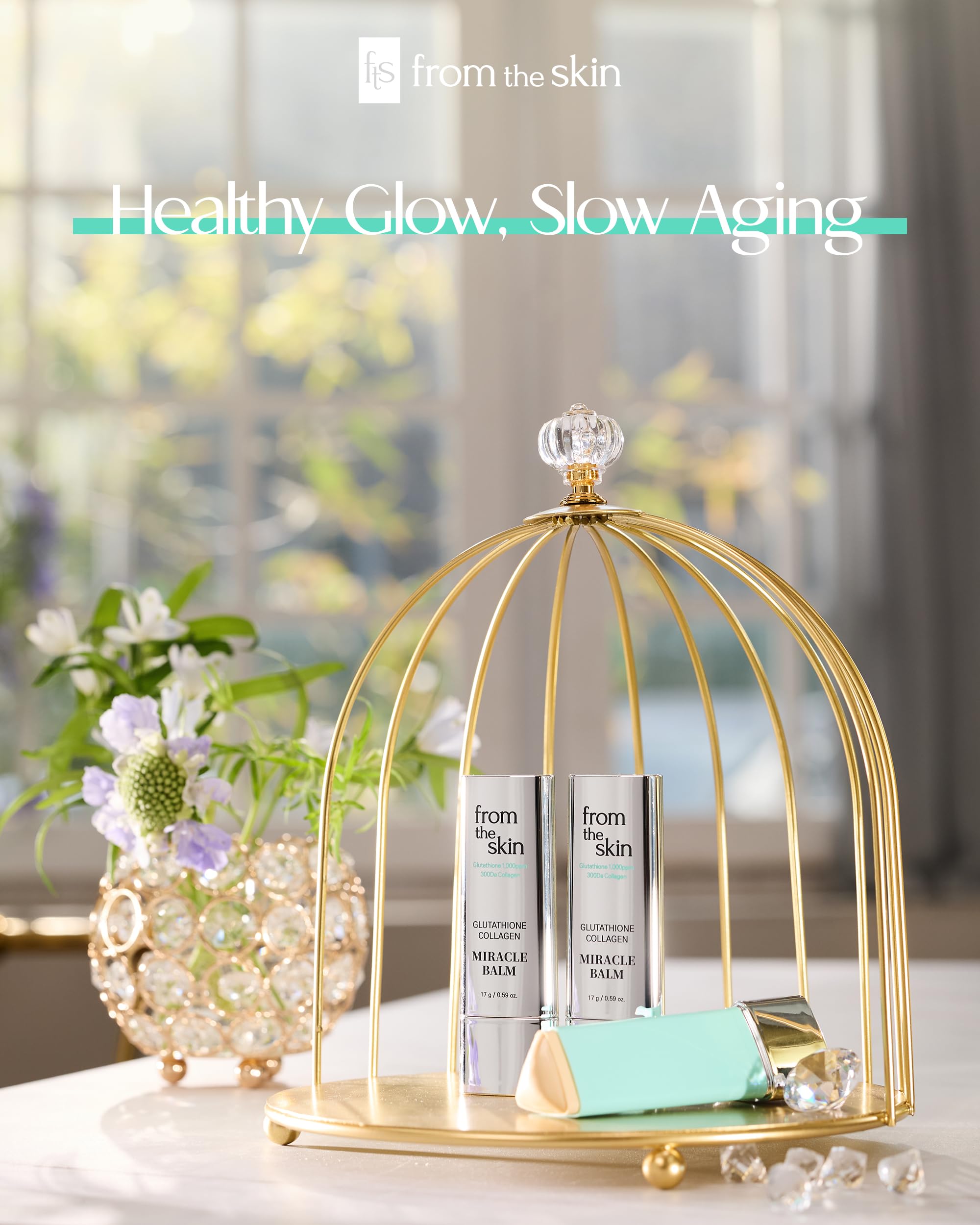 Glutathione Collagen SPF 50+ Sunscreen Stick - Anti-Wrinkle & Brightening Face Sunblock with Silky Finish for Youthful Skin | 0.59oz | Perfect for Daily Sun Protection & Makeup Base