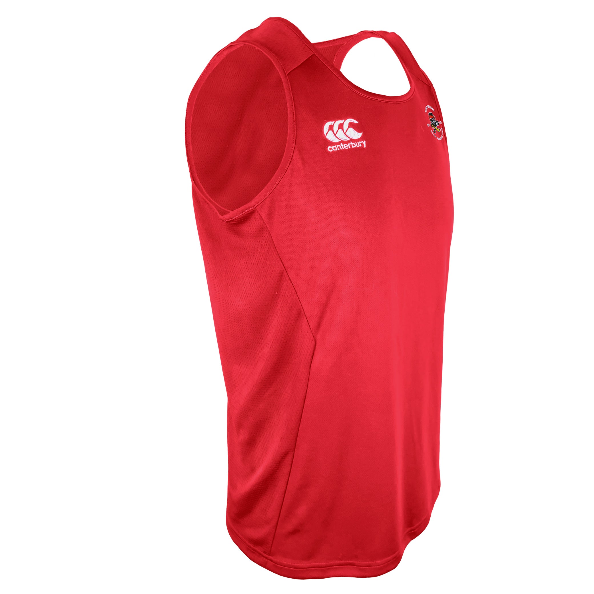 Flint Rogues RFC CCC Club Dry Singlet - Moisture-Wicking Performance Shirt for Rugby & Training - Perfect for Sports, Workouts & Outdoor Activities