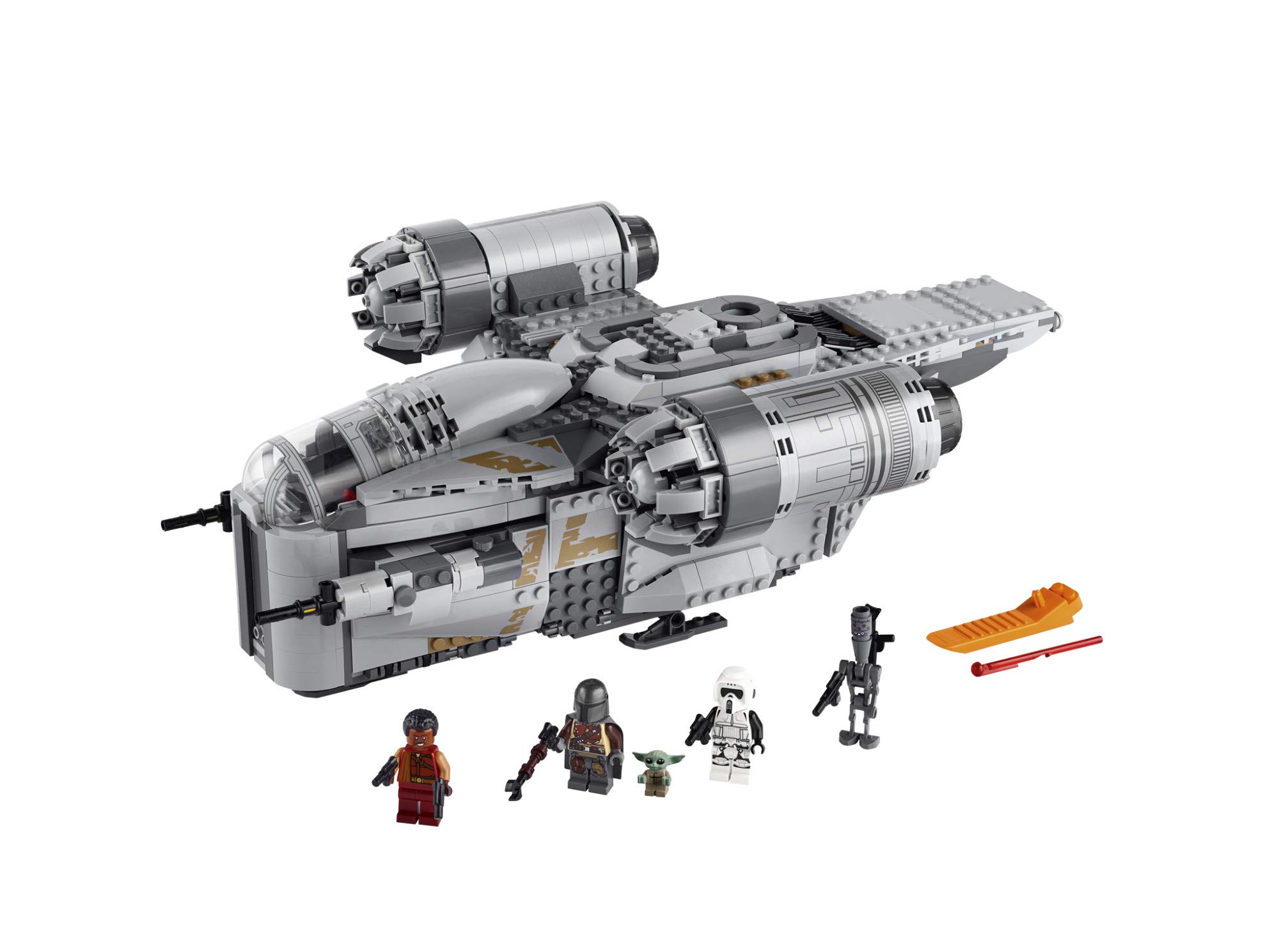 LEGO Star Wars The Razor Crest 75292 Building Kit | Mandalorian Starship Model with The Child 'Baby Yoda' Minifigure | Creative Gift for Kids, Boys & Girls | Amazon Exclusive | Space Adventure Play & Collector's Display