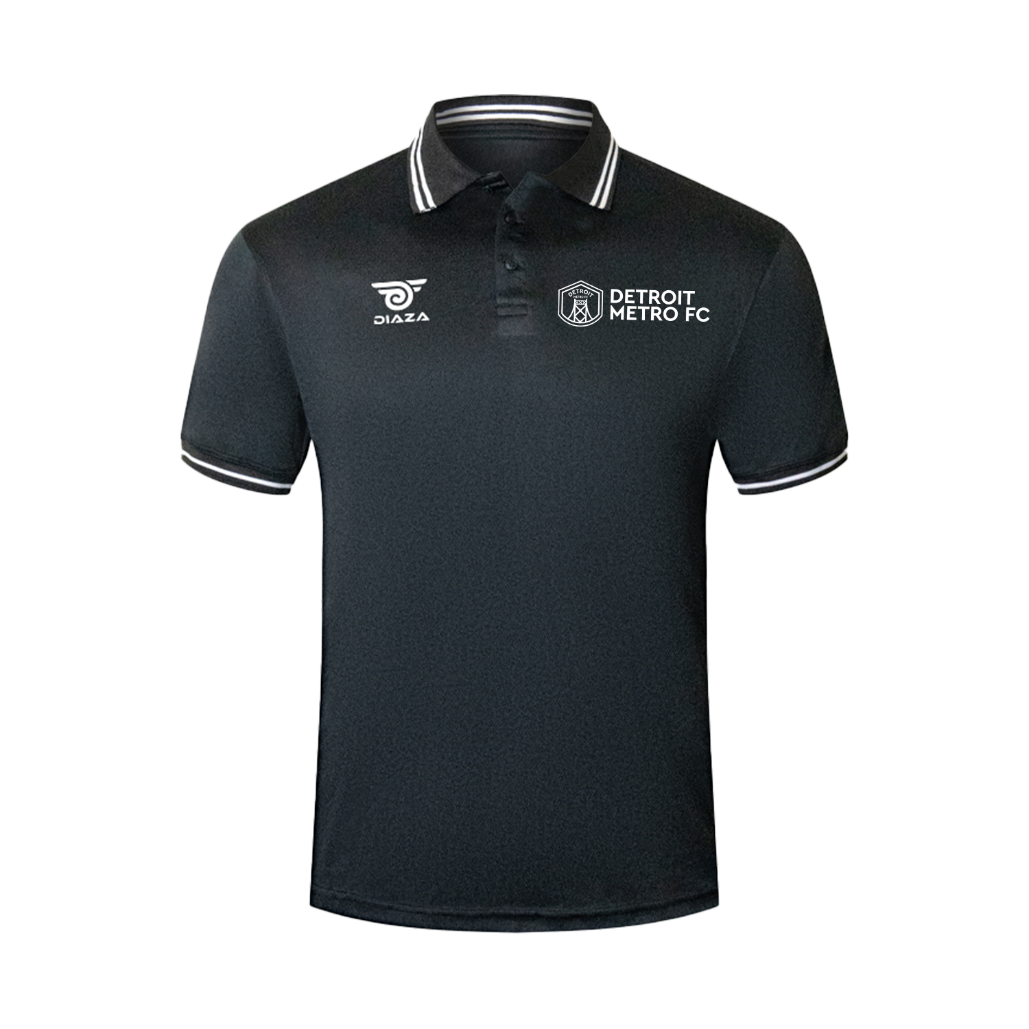 Detroit Metro FC Classic Polo Shirt - Men's Breathable Cotton Short Sleeve Tee for Soccer Fans | Perfect for Game Day, Training & Casual Wear