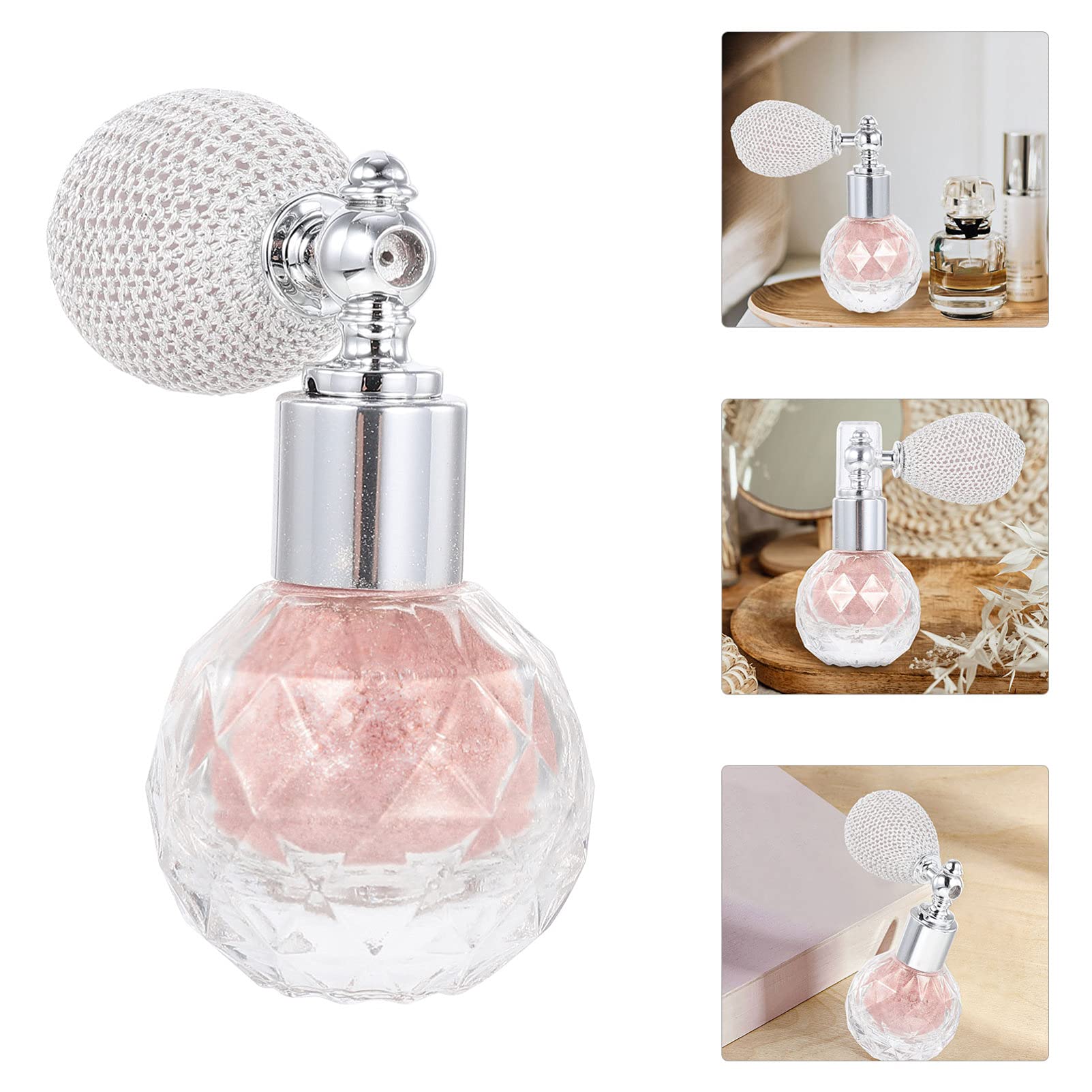 Uonlytech Shimmer Sparkle Pressed Spray Body Highlighter - Glitter Makeup Powder for Face, Body, Hair & Nails | Women & Men | Perfect for Parties, Festivals & Special Occasions