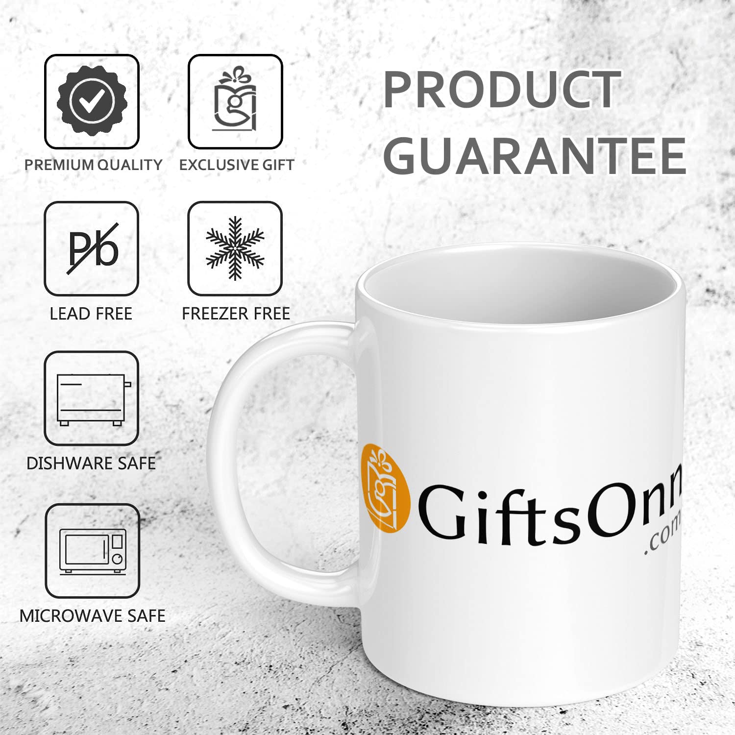 Personalized Custom Photo Quote Name Wish White Mug - 325ml Ceramic Coffee Cup for Valentine's Day, Birthday, Anniversary - Great Gift for Girlfriend, Boyfriend, Couples (Perfect for Coffee, Tea, Hot Chocolate at Home/Office)
