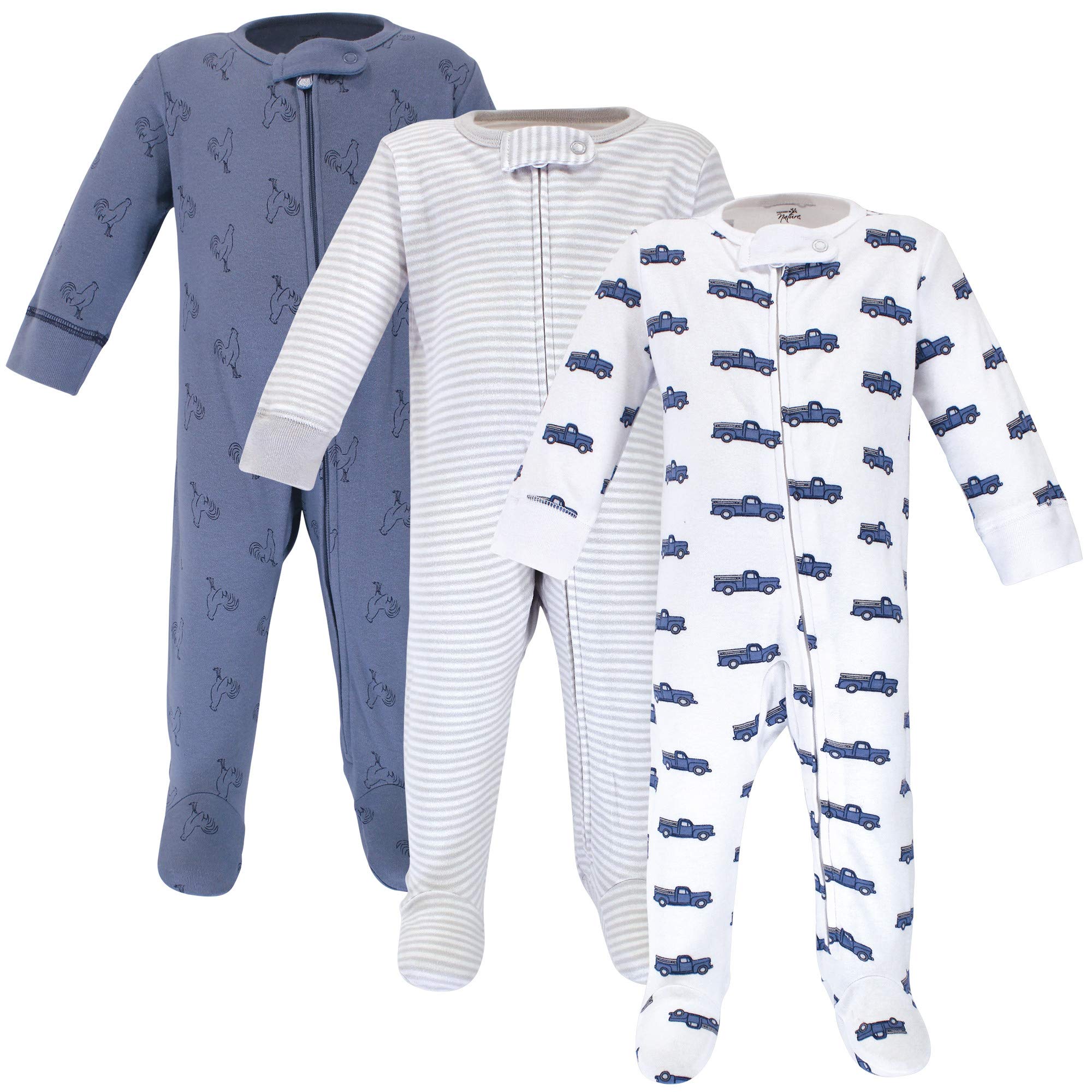 Organic Cotton Baby Girls' Sleep and Play Romper - Soft & Breathable Pajamas for Newborns & Infants - Perfect for Nursery, Bedtime & Playtime