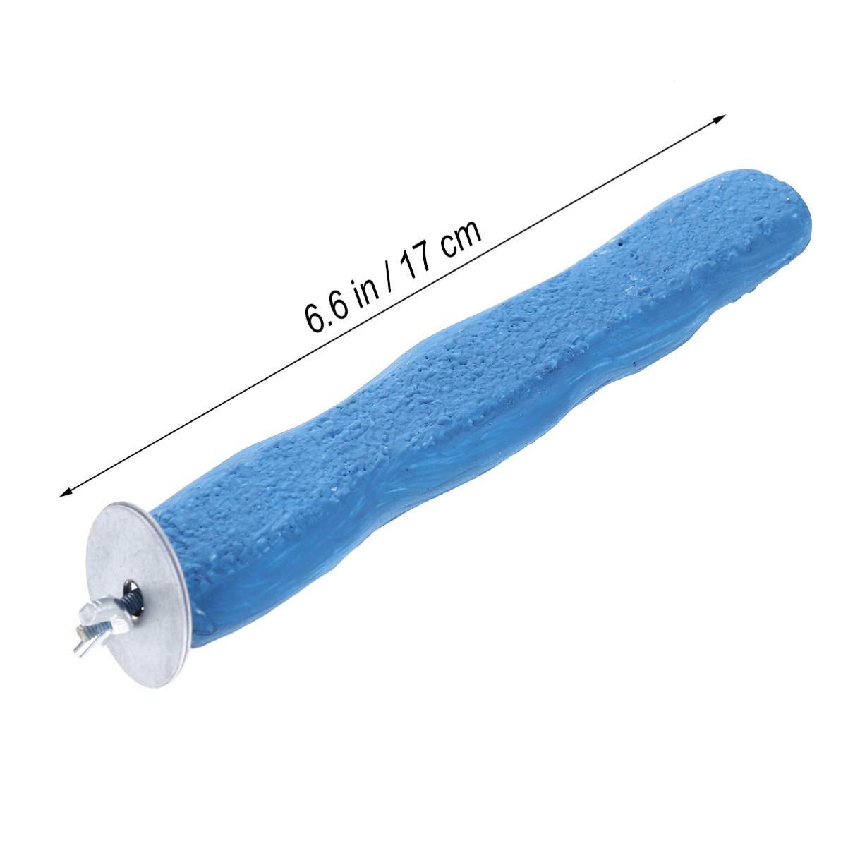 Parrot Grinding Rod & Chewing Toy - Natural Stone Perch for Beak Care | Bird Cage Stand Accessory with Sand Perch | Perfect for Parrot Beak Trimming & Playtime