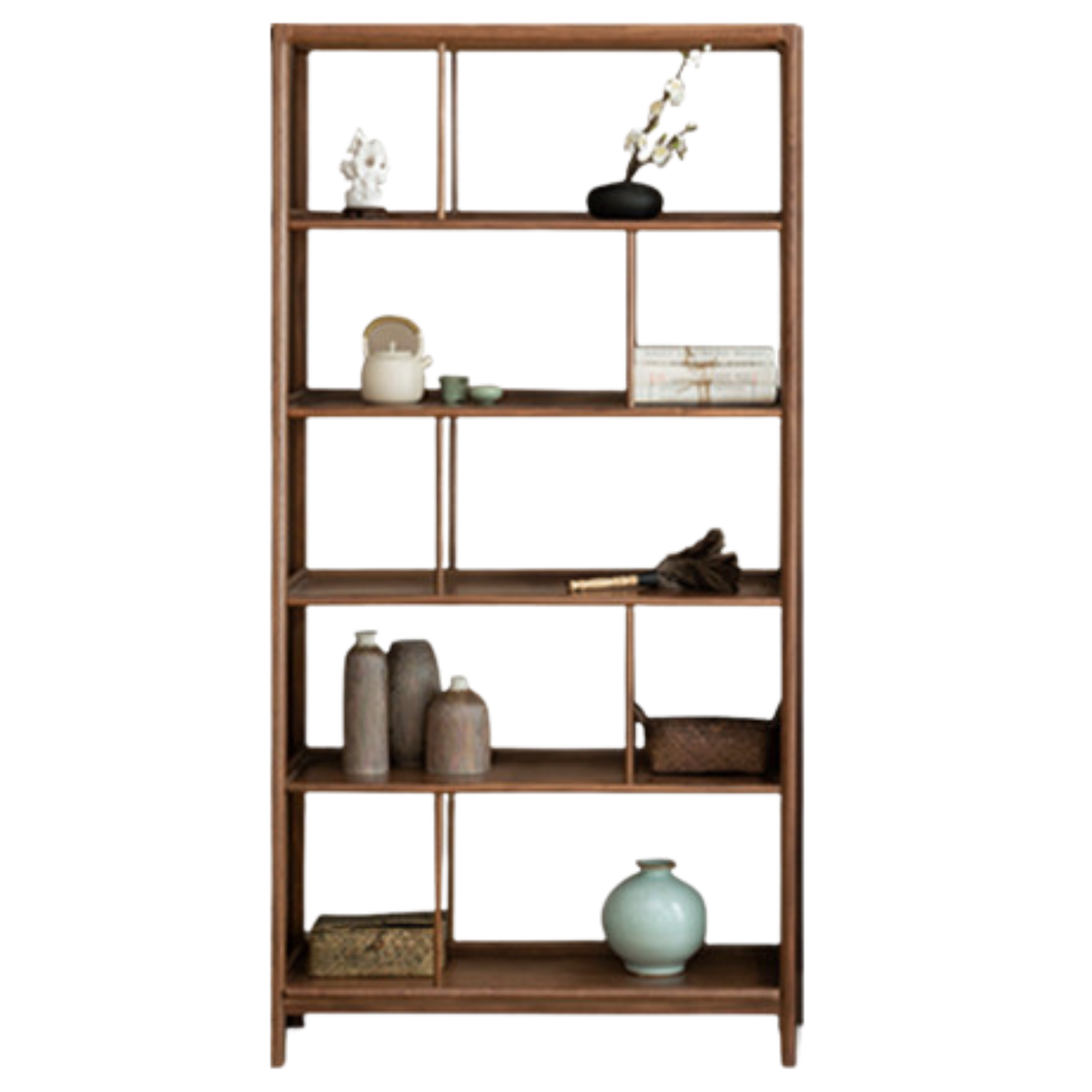 39.3x13.7x76.7 inch / 100x35x195 cm / Walnut color /  Ash walnut C type