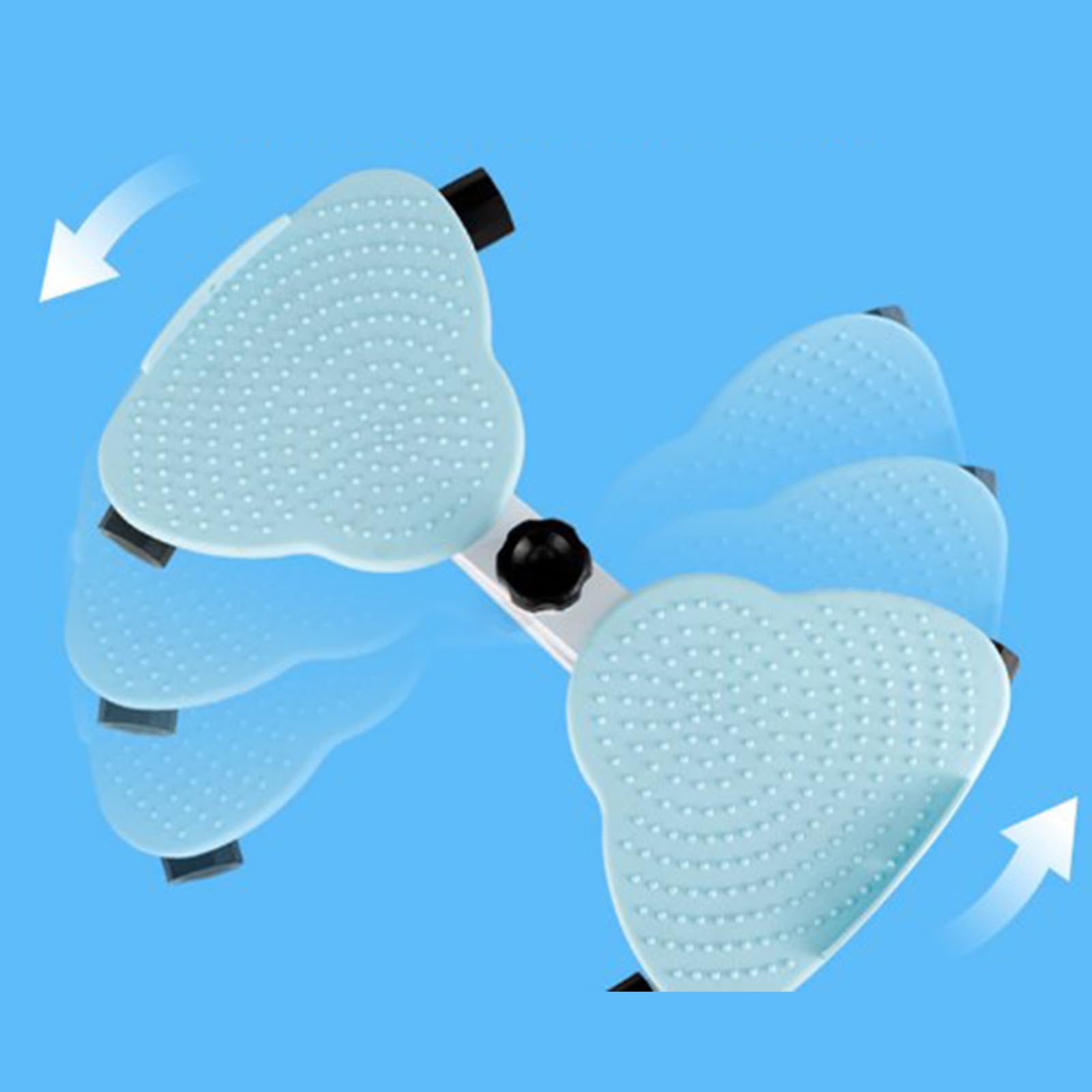 Waist Twisting Disc for Fitness & Weight Loss - Abdominal Exercise Board with Foot Massage - Blue Workout Equipment for Women - Home Gym & Office Use