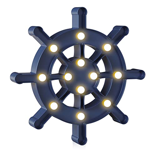 Ship Rudder Blue