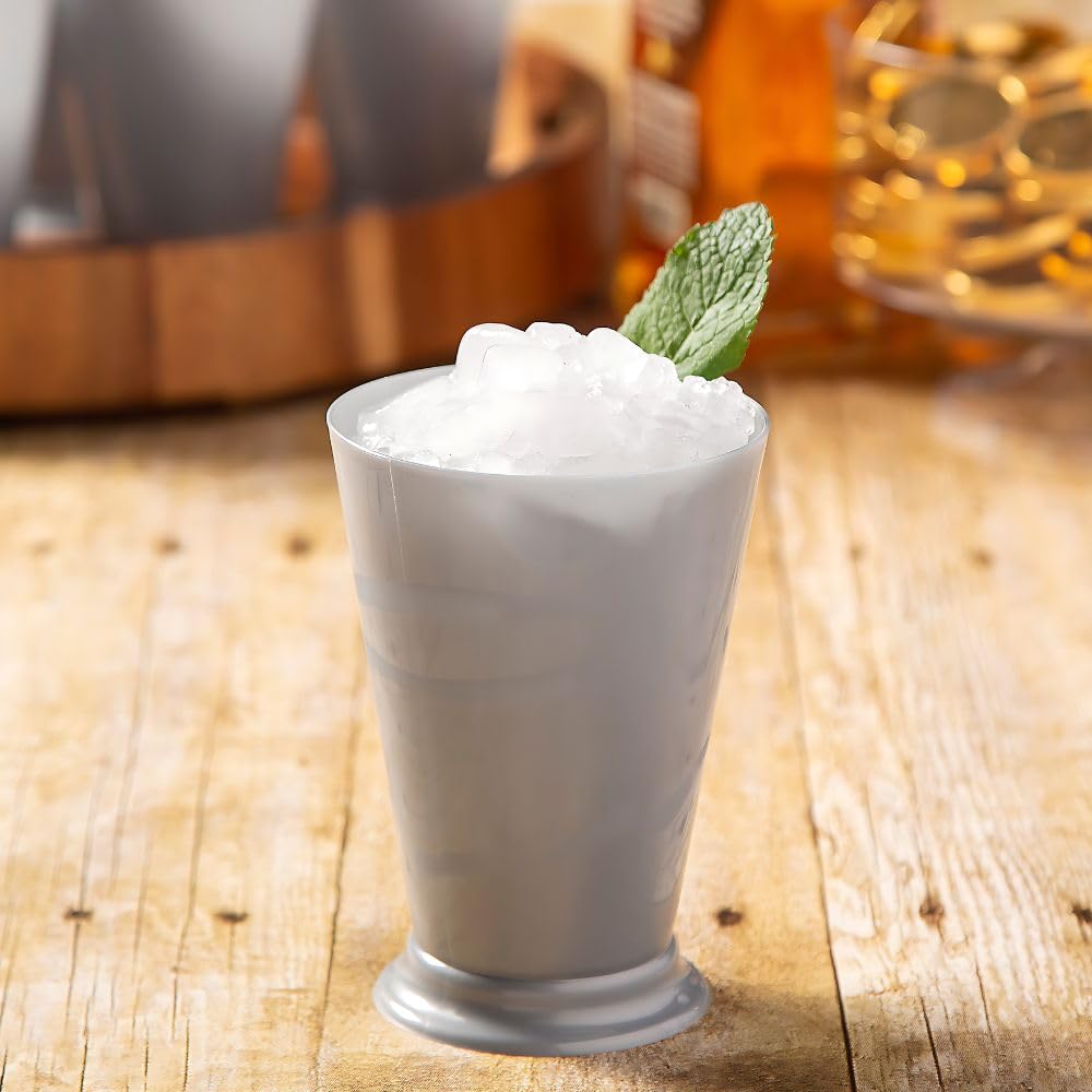 Fun Express Mint Julep Plastic Cups - Set of 12 (10 oz Each) - Derby Party Supplies & Southern Themed Events - Perfect for Kentucky Derby Parties, Bridal Showers & Outdoor Gatherings