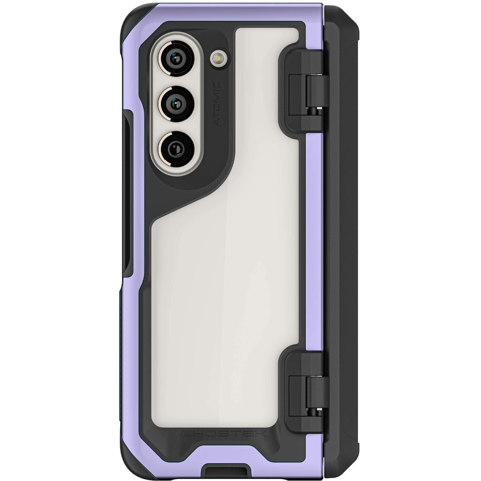 Samsung Galaxy Z Fold 5 Protective Clear Aluminum Case - Ultra Slim & Durable Cover for Foldable Phone | Perfect for Work, Travel & Everyday Use
