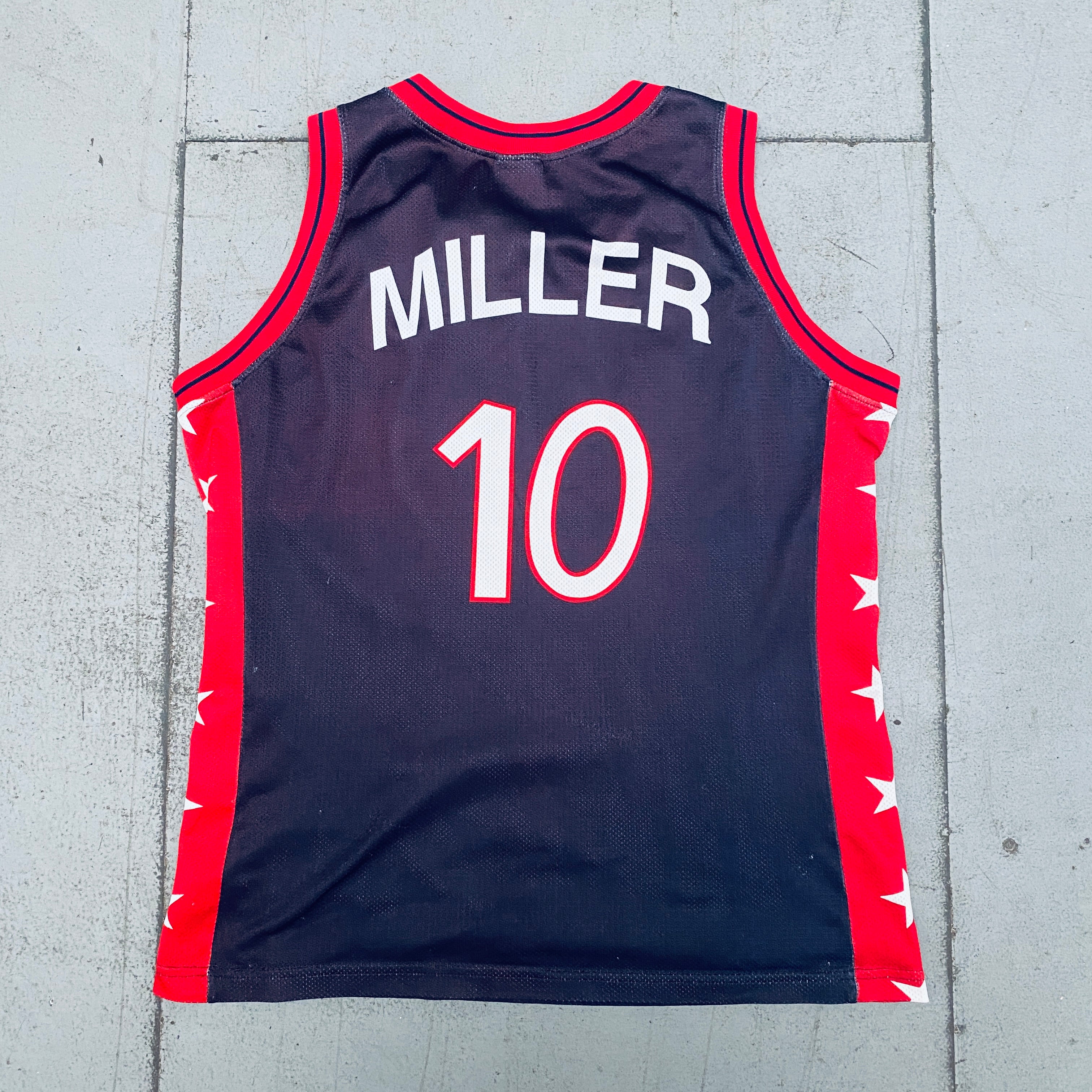 Official Team USA Reggie Miller 1996 Olympic Champion Basketball Jersey - Men's Authentic Replica - Perfect for NBA Fans & Sports Collectors - Game Day, Cosplay & Memorabilia Display