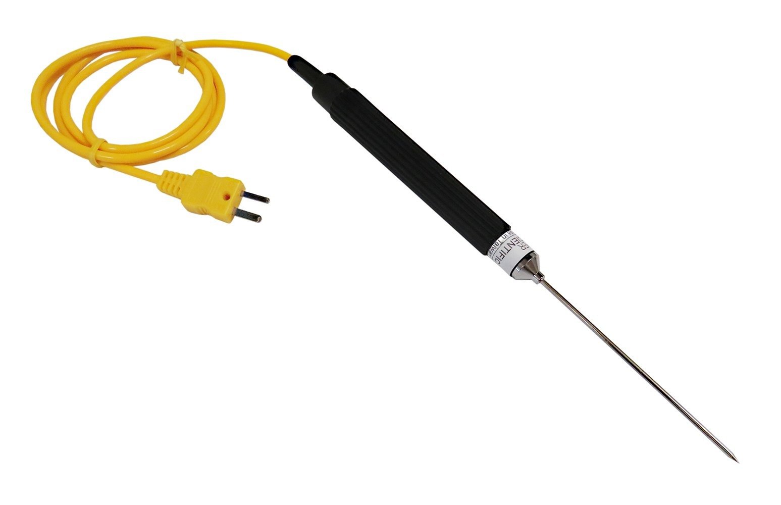 High Accuracy Type K Penetration Thermometer Probe - Small Stainless Steel Temperature Sensor for Cooking, Grilling & Industrial Use