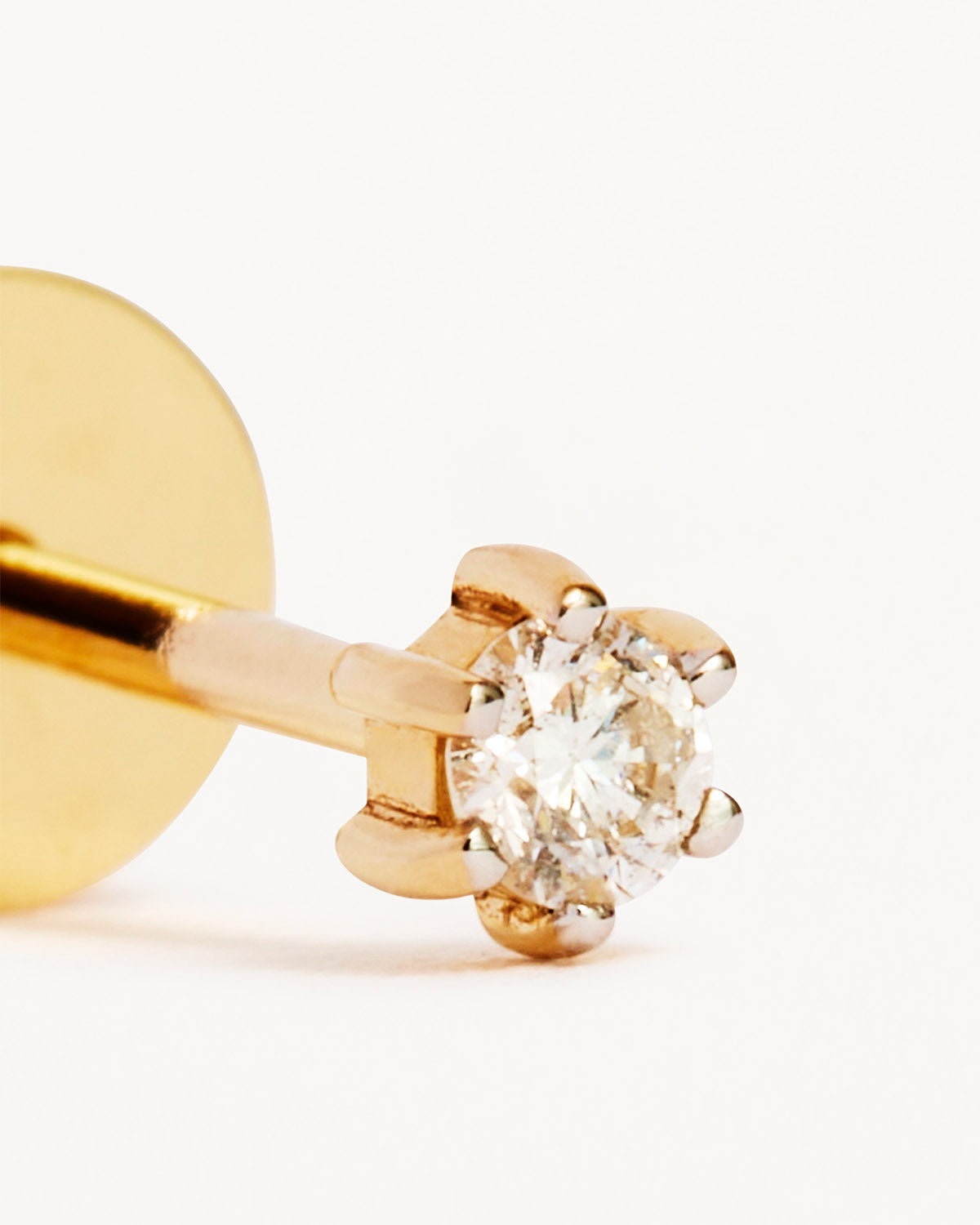 14K Solid Gold Sweet Droplet Diamond Earrings - 2mm Dainty Stud Earrings for Women | Perfect for Everyday Wear, Date Nights & Special Occasions