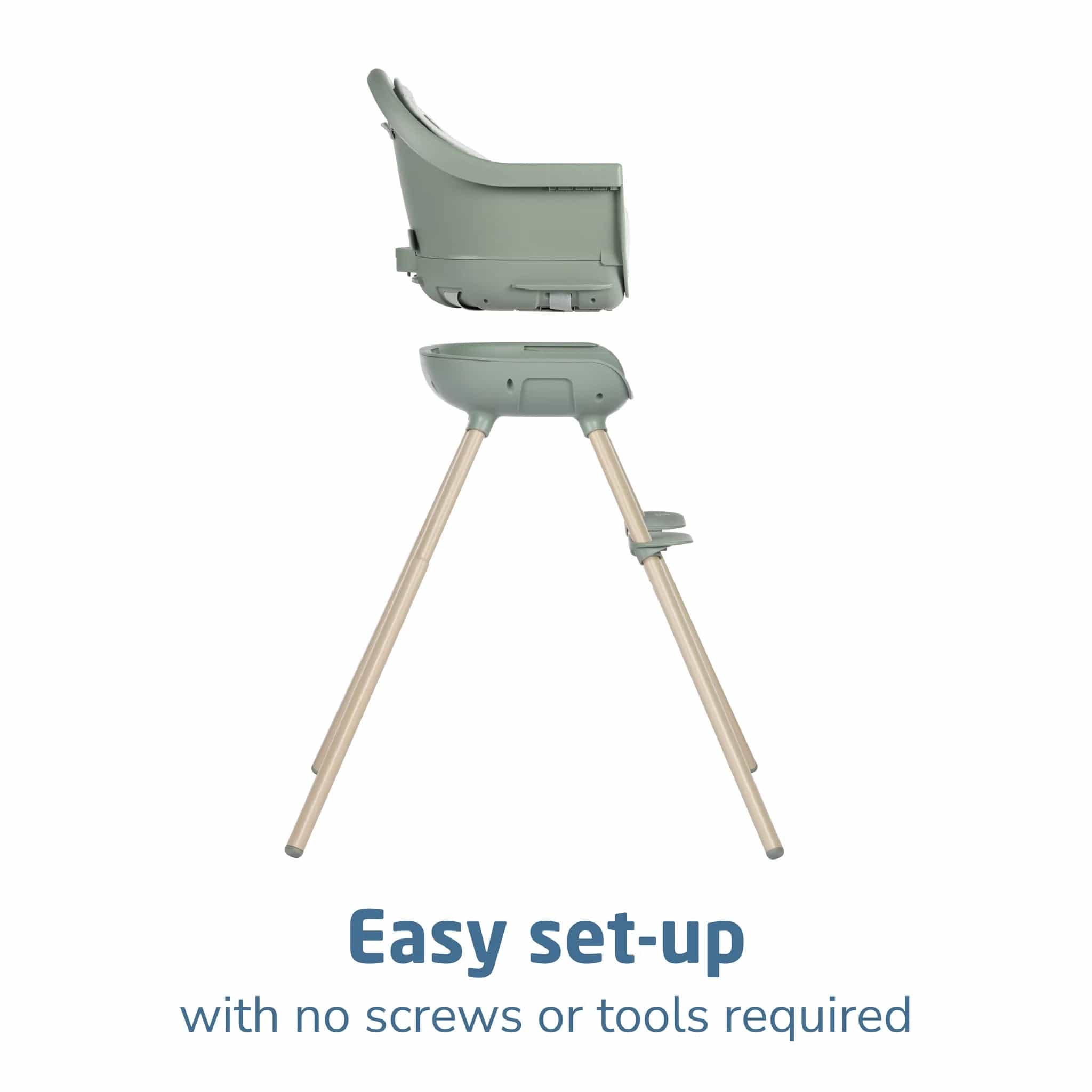 Maxi Cosi Moa 8-in-1 Convertible High Chair for Babies & Toddlers - Adjustable Height, Reclining Seat, Easy Clean - Perfect for Dining, Feeding & Playtime at Home