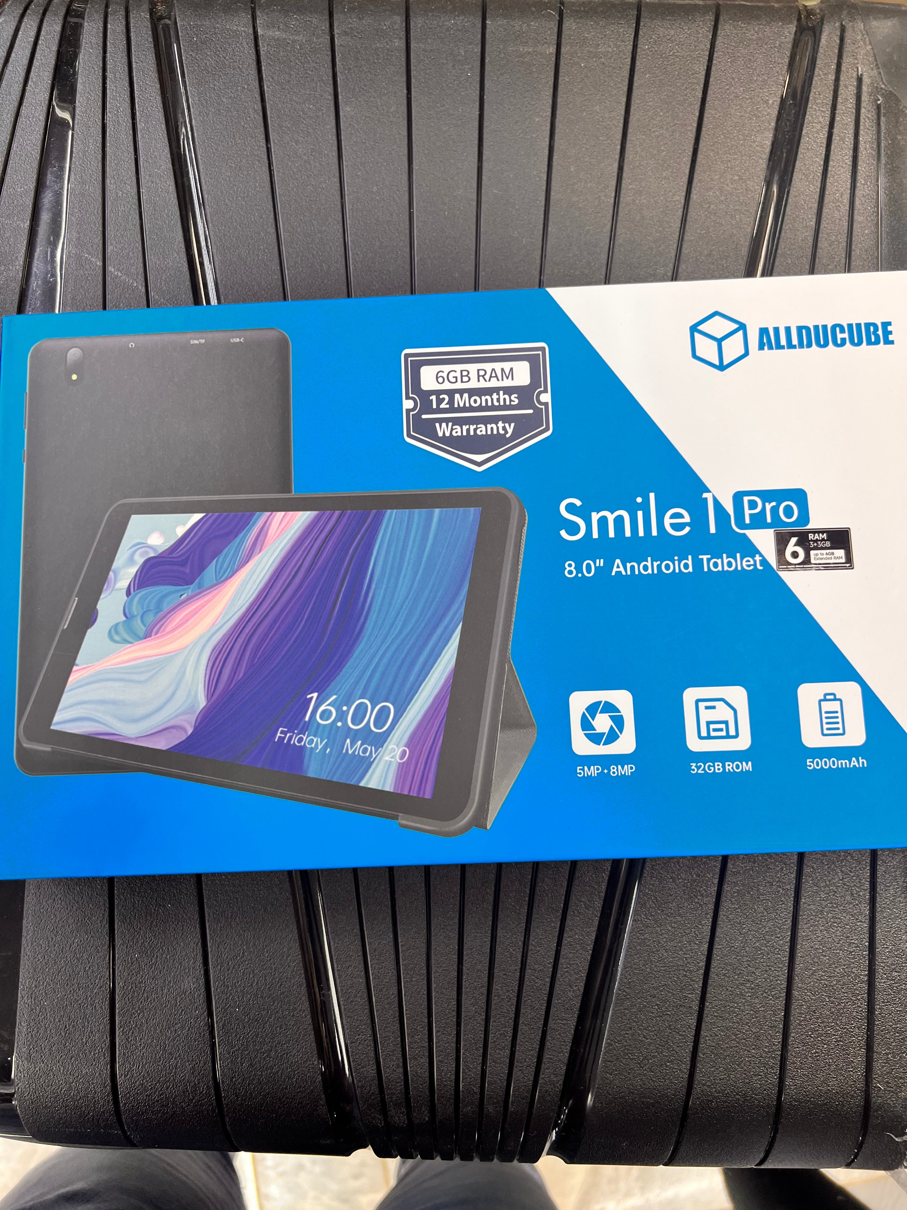 Allducube Smile 1 Pro Tablet - 10.1 Inch Android 11 Tablet with Octa-Core Processor, 4GB RAM, 64GB Storage, Dual Cameras - Perfect for Work, Study, and Entertainment