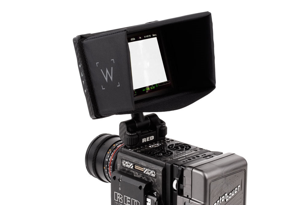 Professional Wooden LCD Sun Shade for DSLR Cameras - Compatible with 6-7 Inch Screens - Perfect for Outdoor Photography & Videography