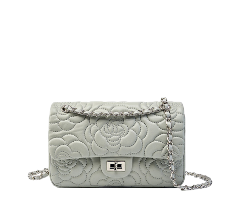 Timeless Lambskin Quilted Crossbody Bag for Women - Luxury Leather Handbag with Chain Strap, Perfect for Date Night, Office & Evening Events