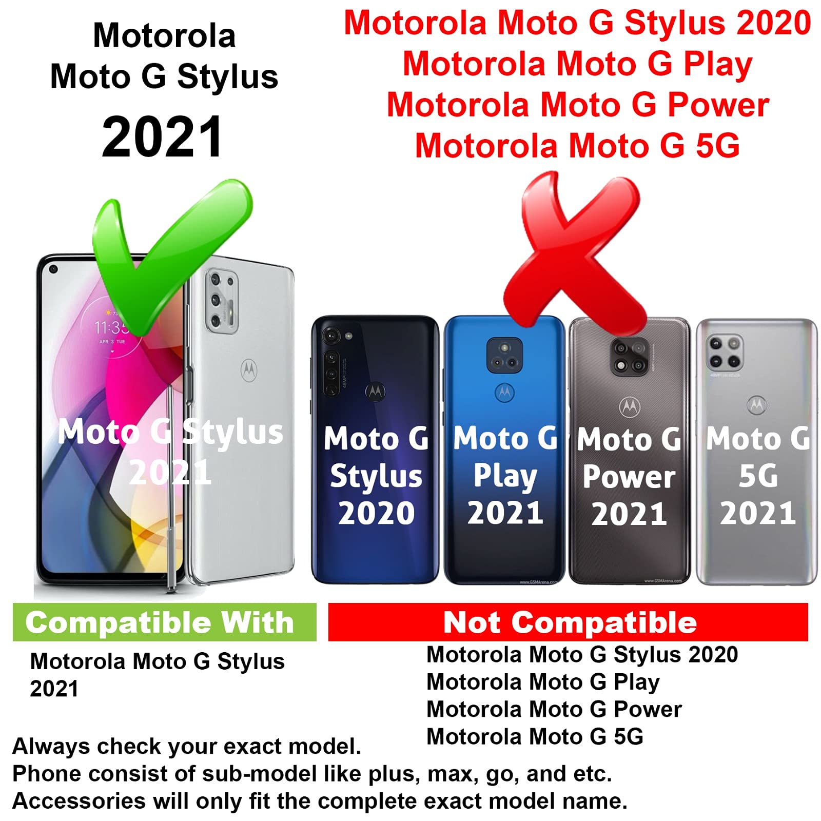 Slim Protective Case for Motorola Moto G Stylus 2021 (Not Compatible with 2020 Model) - Flexible TPU Cover with Softball Design - Durable Phone Case for Everyday Use, Work & Outdoor Activities