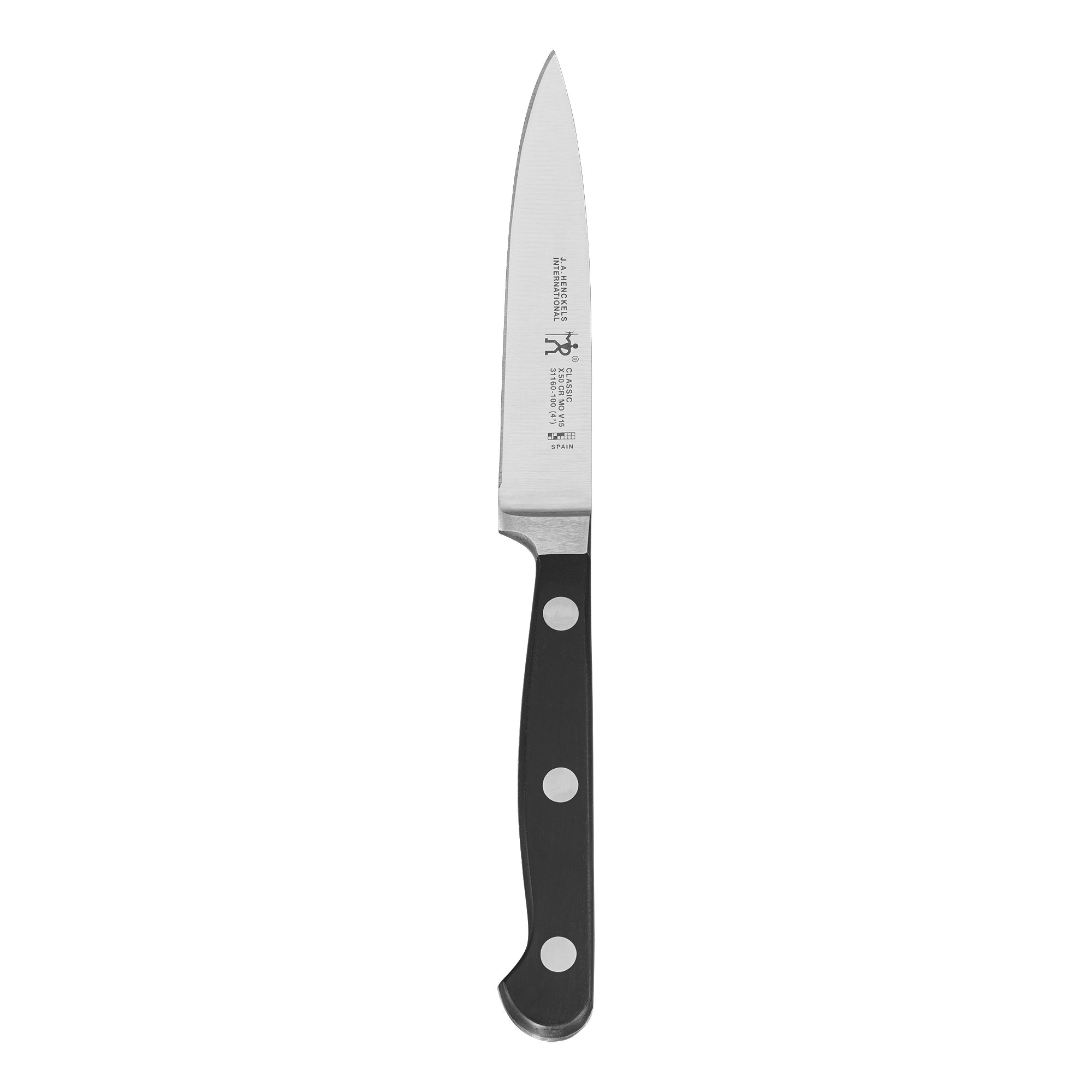 HENCKELS Classic Razor-Sharp 2-Piece Knife Set - 5 Inch Santoku Knife & Paring Knife | German Engineered Stainless Steel Kitchen Knives for Professional Chefs & Home Cooking | Perfect for Slicing, Dicing & Precision Cutting