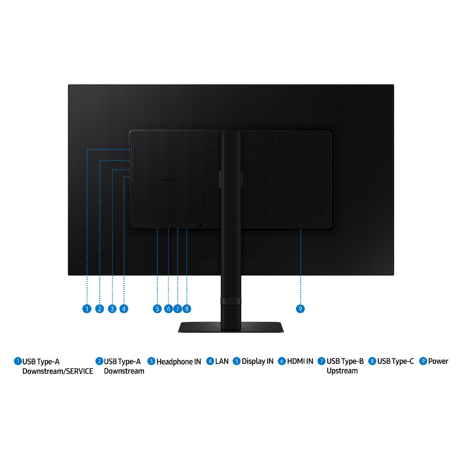 SAMSUNG 32-Inch ViewFinity S8 (S80UD) 4K UHD Monitor - HDR10, USB-C, Height Adjustable Stand, KVM Switch, Eye Care - Perfect for Graphic Design, Video Editing & Home Office (LS32D804UANXGO)
