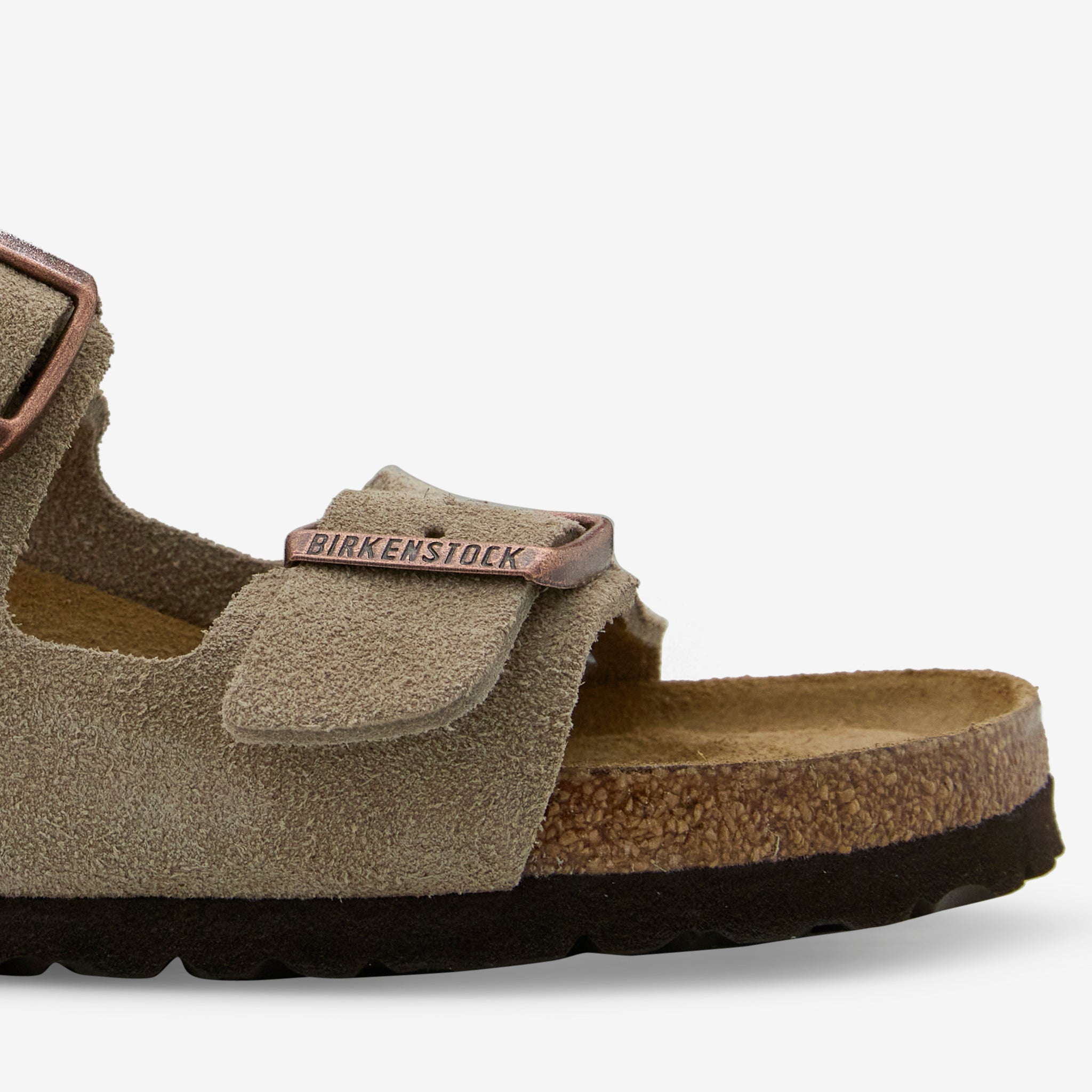 Arizona SFB Taupe Suede Narrow Sandals - Comfortable Women's Casual Shoes for Summer Walking & Beach Outfits