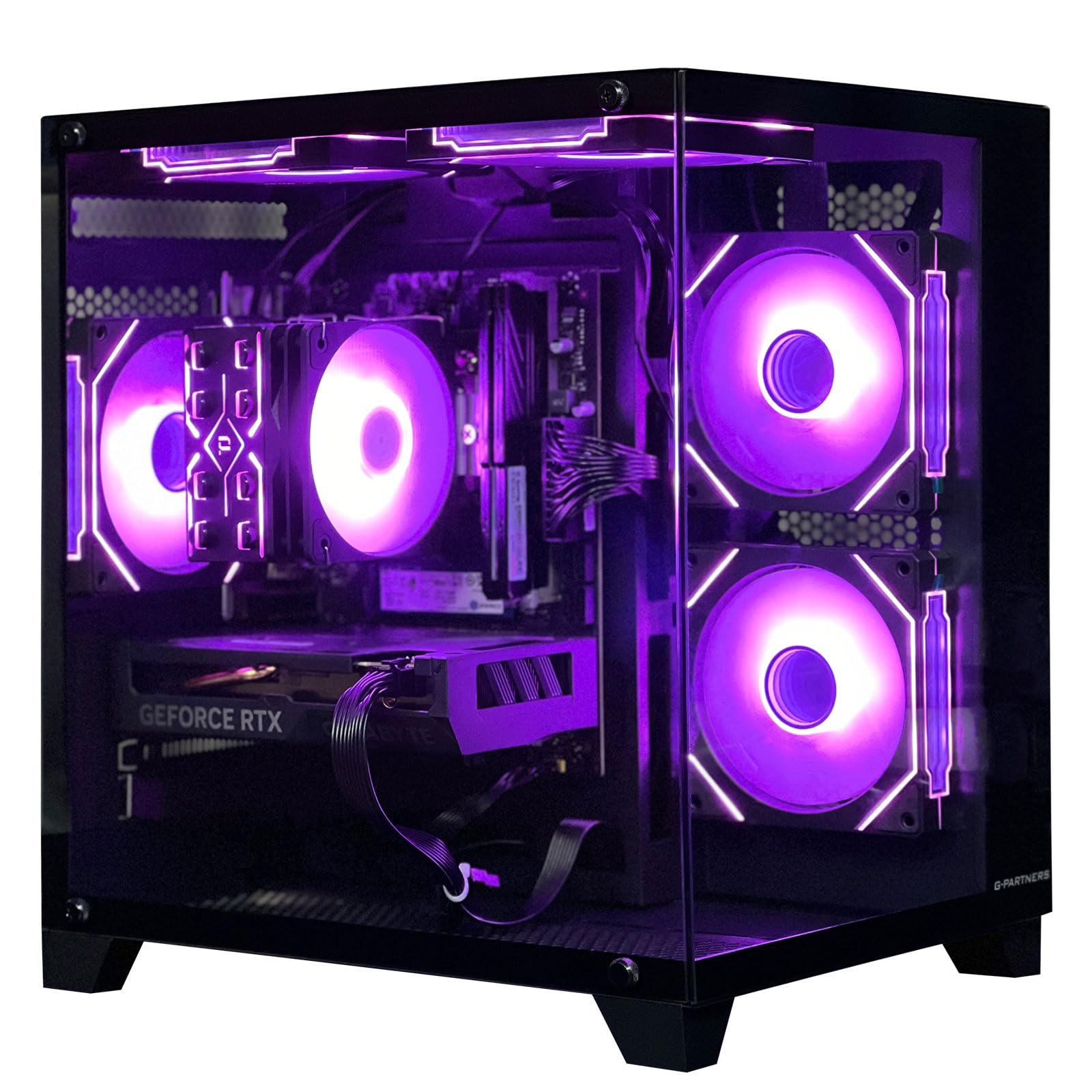 High-Performance Gaming PC Desktop Computer - Intel Core i5 13400F, RTX 4060 8G GPU, 32GB DDR4 RAM, 1TB SSD, ARGB Fans - Prebuilt Tower PC for Gaming, Streaming & Office Work - Perfect for Esports, Video Editing & Multitasking