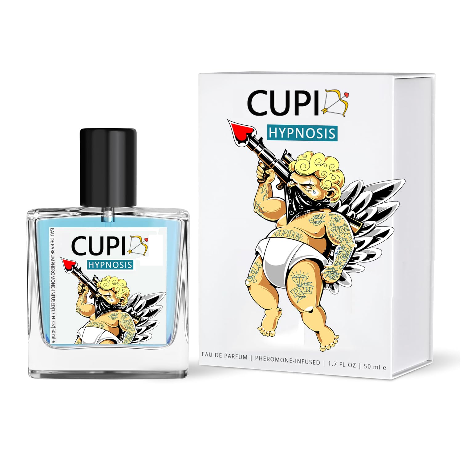 Cupid Hypnosis 2.0 Pheromone Cologne for Men - Attract Women with Scent | Romantic Dates & Night Out Fragrance