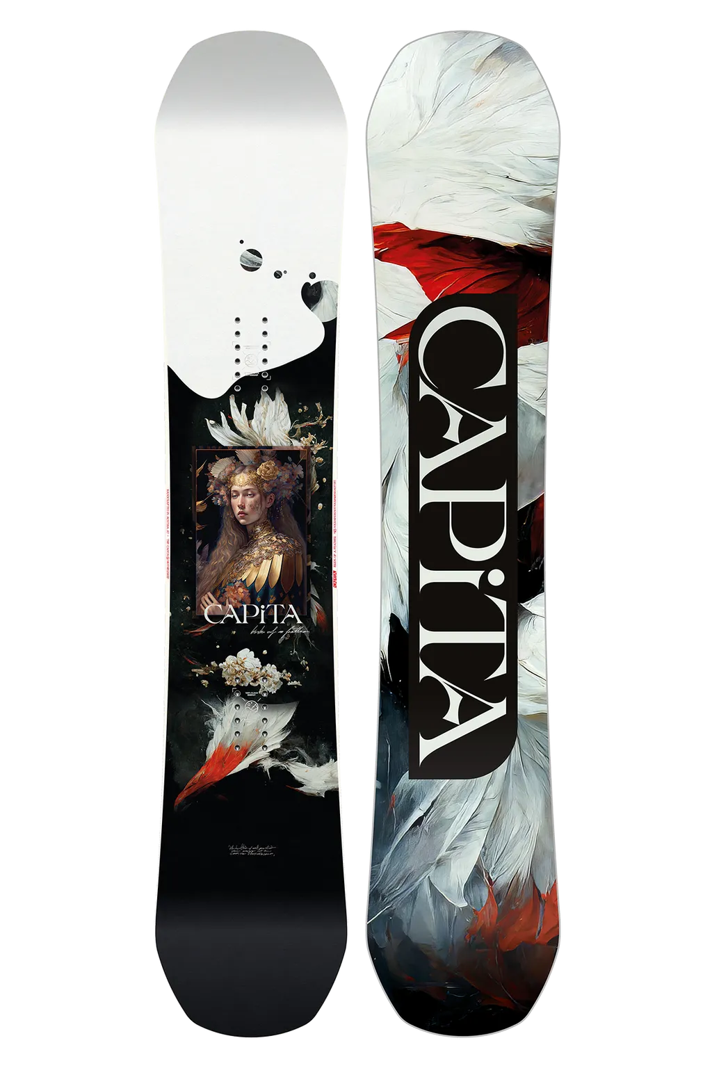 Capita Birds Of A Feather Snowboard 2025 - Premium All-Mountain Snowboard for Women | Perfect for Freestyle & Powder Riding | Best for Park, Backcountry & Resort Snowboarding