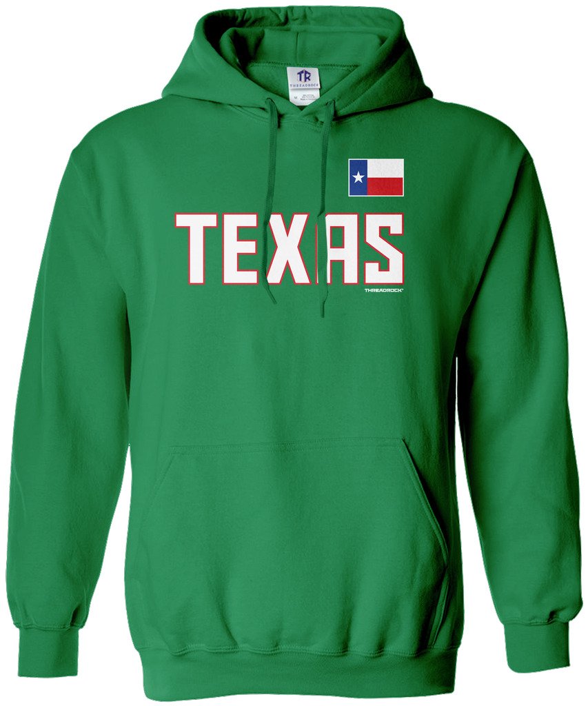 Threadrock Women's Texas Hoodie Sweatshirt | Soft Pullover Hoodie with Long Sleeves | Casual Loungewear for Women | Perfect for Fall, Winter & Outdoor Activities