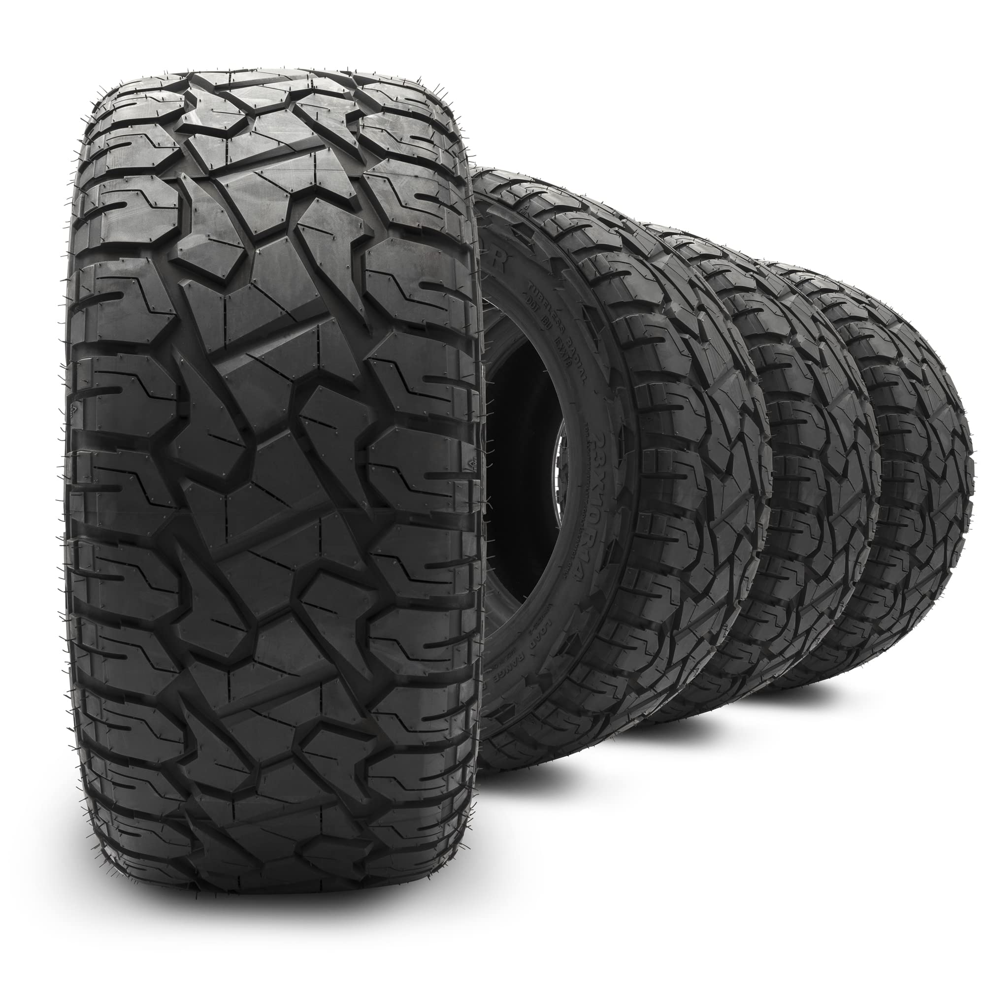 Xcomp Gladiator 23x10-14 DOT Golf Cart Tires - Set of 4 Steel Belted All-Terrain Tires for Golf Carts & Utility Vehicles - Perfect for Golf Courses, Campgrounds & Off-Road Use