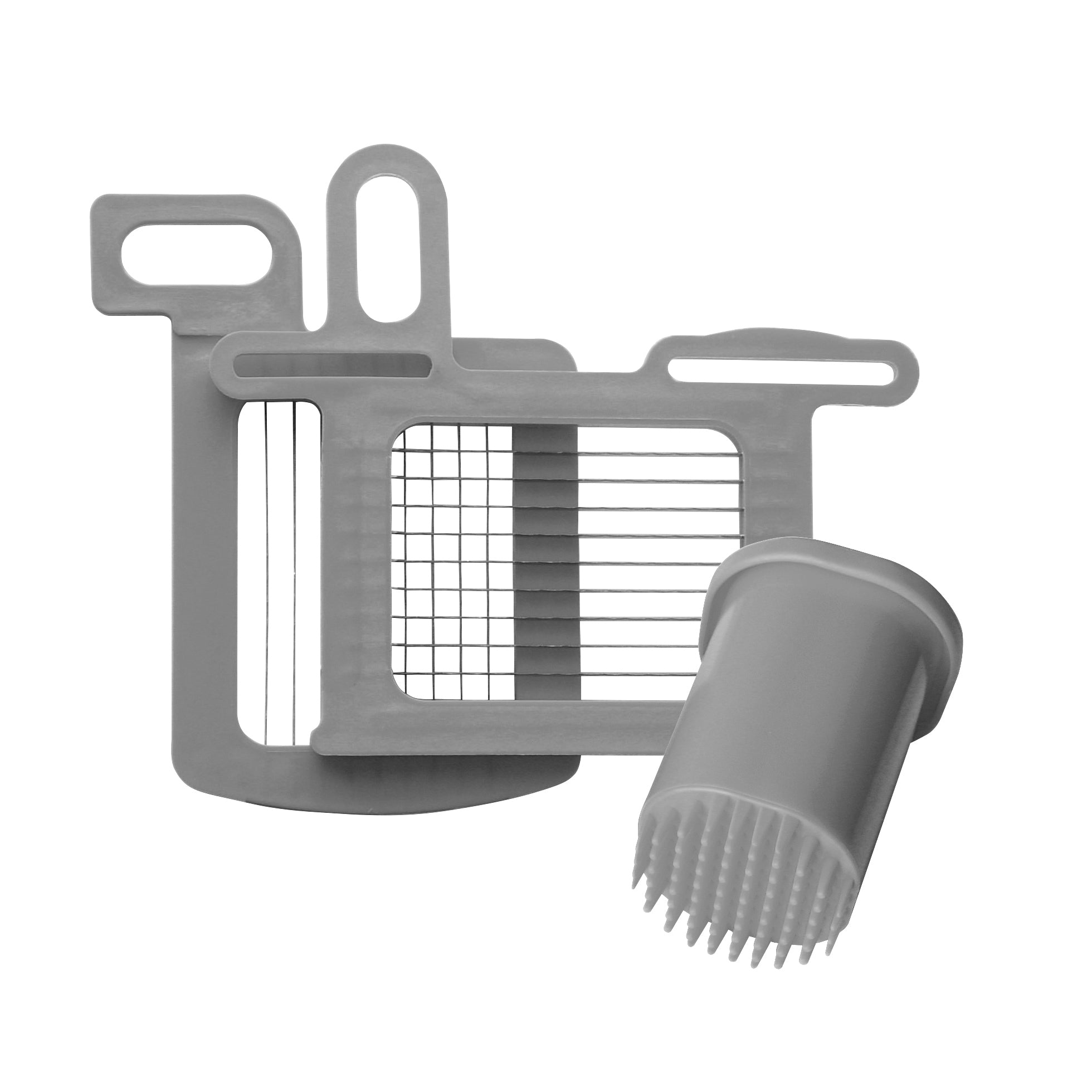 DynaCube Dicers Dynamic 3/32 Grid Set with Pusher - Premium Grey Storage Solution for Board Games & Puzzle Organization