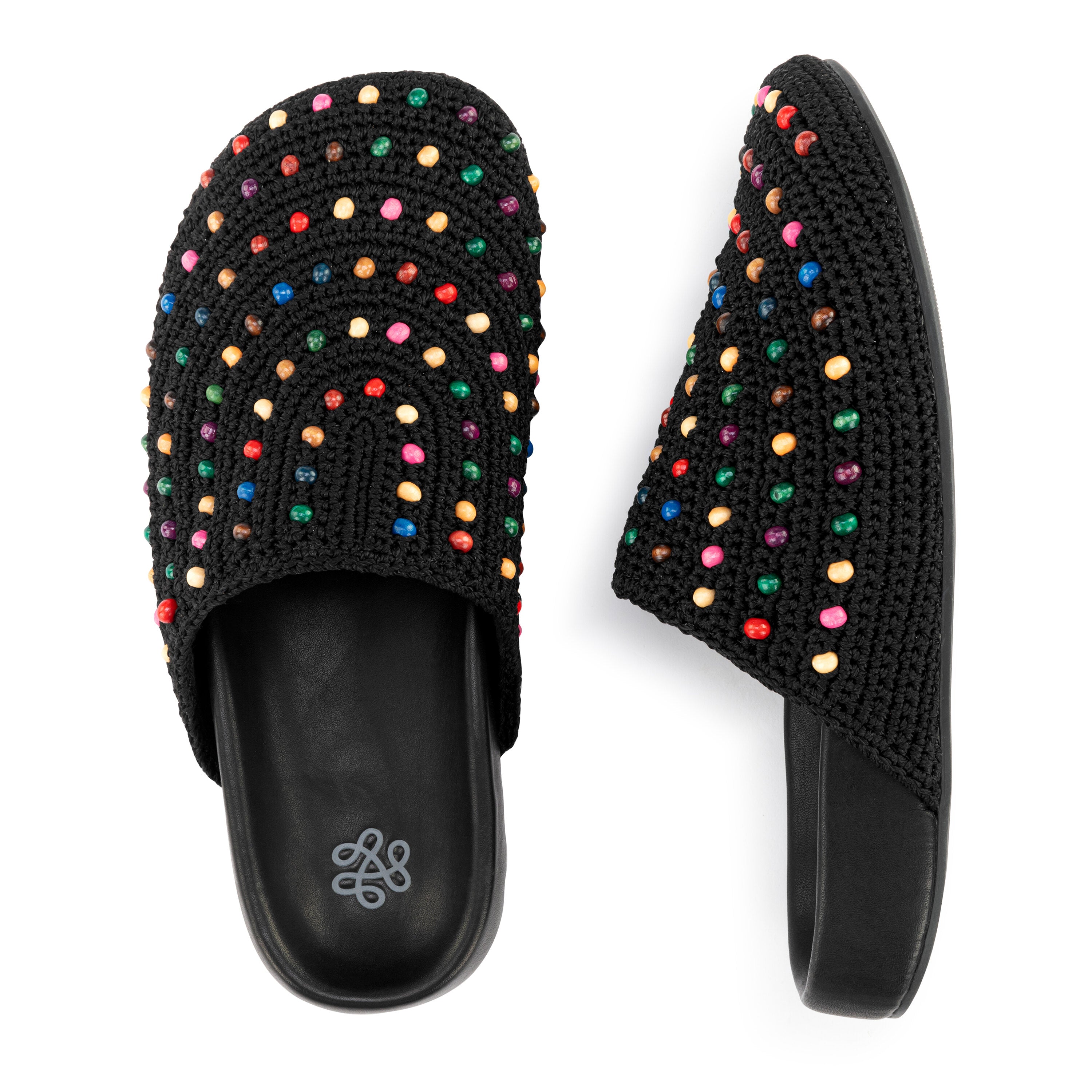 Bolinas Crochet Clogs for Women - Comfortable Handmade Summer Slide Sandals with Arch Support - Perfect for Beach, Pool, and Casual Outings