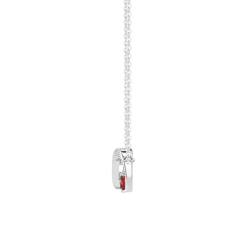 Mom's Heart Shaped Birthstone Necklace - Personalized Gift for Mother's Day, Birthday & Anniversary | Perfect for Everyday Wear & Special Occasions