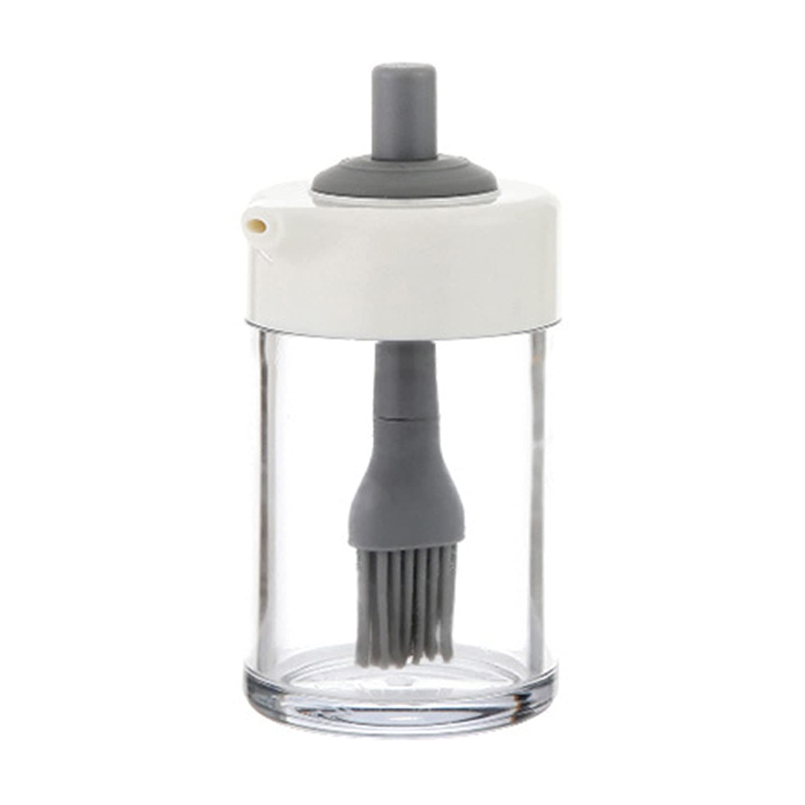 Premium Leakproof Oil Dispenser Bottle with Silicone Brush - Kitchen Condiment Container for Olive Oil, Vinegar & Liquid Seasoning - Perfect for Cooking, Baking & Salad Dressing