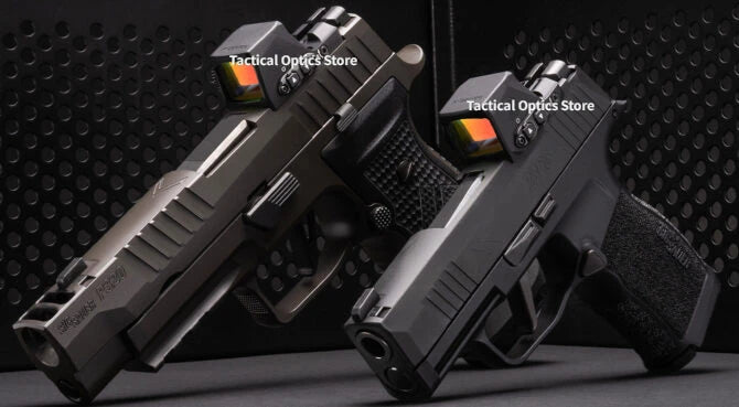 Tactical RX Compact Red Dot Sight for Pistols & Rifles - Aluminum Reflex Sight with 10 Brightness Settings | Perfect for Home Defense, Hunting & Target Shooting