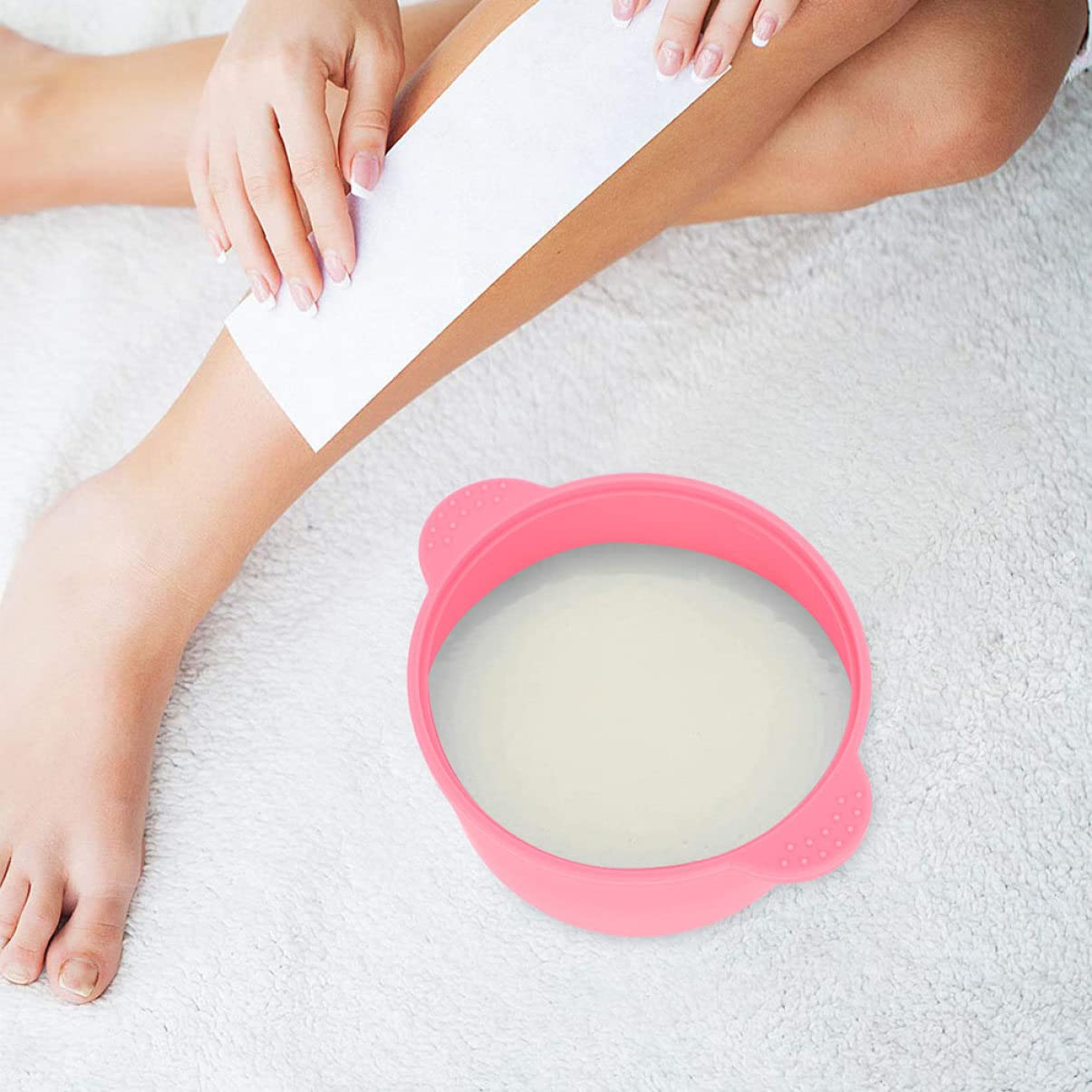 Mikinona 4-Piece Portable Wax Warmer Kit with Wax Bead Melter Bowl - Replacement Inner Pot & Waxing Accessories for Smooth Hair Removal at Home, Salon or Travel - Perfect for Eyebrows, Legs & Bikini Line - Ideal for DIY Beauty, Spa Treatments & On-the-Go Grooming - Great for Home Use, Professional Salons, Travel & Personal Care