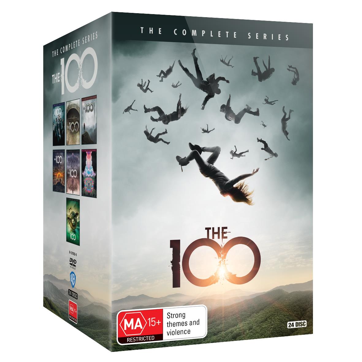 100, The Complete Series - Full Season DVD Box Set | Action-Packed Post-Apocalyptic TV Show | Perfect for Binge-Watching & Sci-Fi Fans