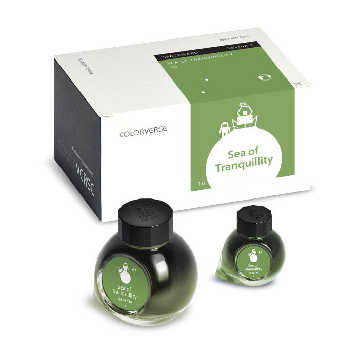 Colorverse Spaceward Fountain Pen Ink Set - 65ml + 15ml Bottles for Writing, Calligraphy & Art - Premium Ink for Journaling, Letter Writing & Creative Projects