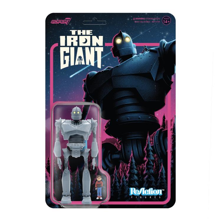 The Iron Giant ReAction Figure - Standard Version - Collectible Vinyl Toy for Movie Fans & Pop Culture Enthusiasts - Perfect for Display, Gifts, and Home Decor
