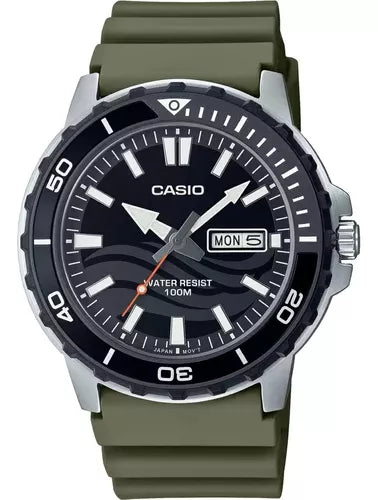Casio MTD-125 Digital Watch for Men - Water Resistant, Alarm, Stopwatch - Perfect for Sports, Outdoor Activities & Everyday Wear