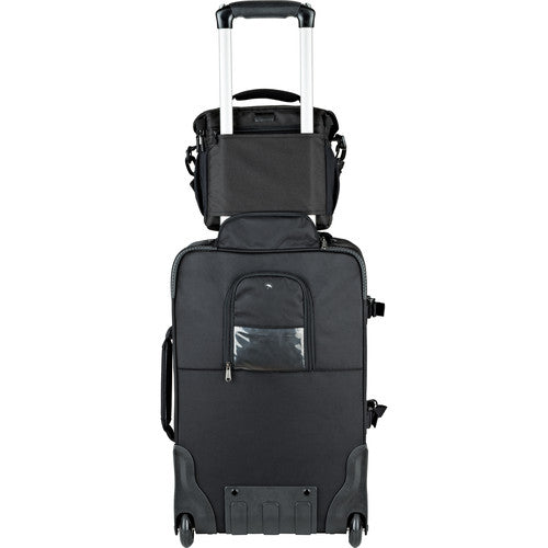 Lowepro Nova 170 AW II DSLR Camera Shoulder Bag - Waterproof Black Camera Case for Photographers - Perfect for Travel, Hiking & Outdoor Photography