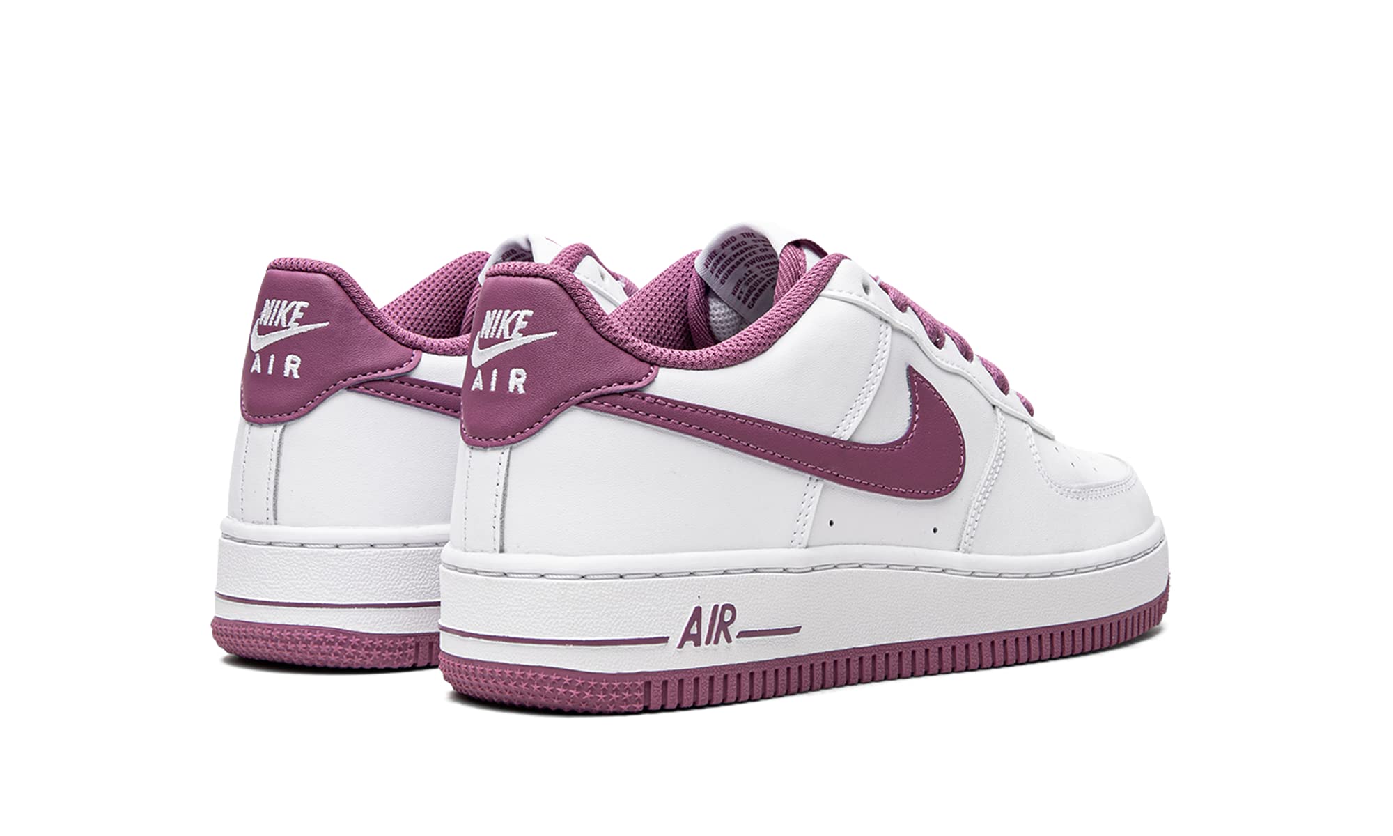Nike Youth Air Force 1 Low DH9600 101 White Mauve Sneakers - Kids' Basketball Shoes for Boys & Girls - Perfect for School, Sports & Casual Wear