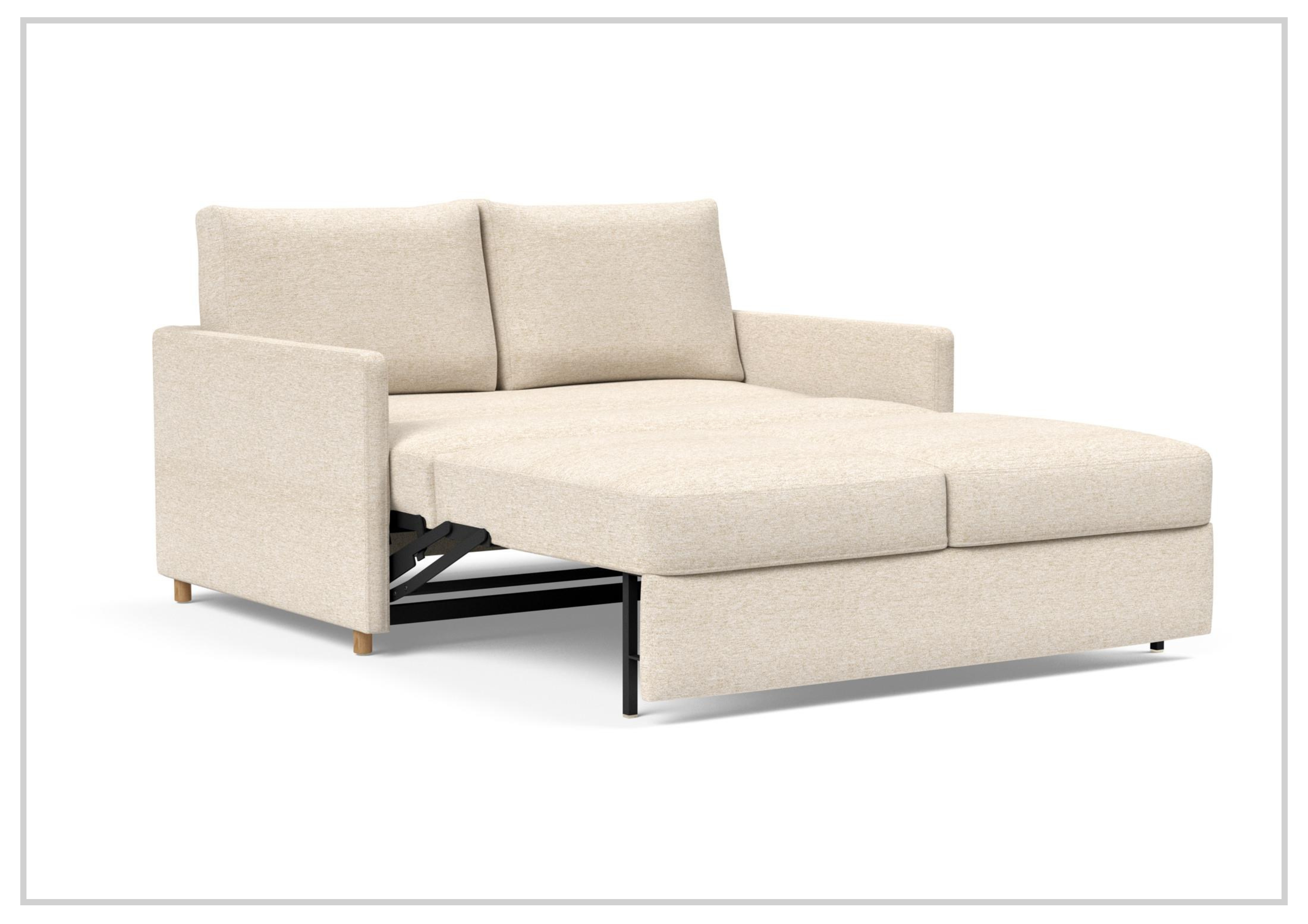 Innovation Living Neah Fabric 2-Seater Full-Size Sleeper Sofa Bed - Convertible Couch for Small Spaces, Guest Room & Apartment Living