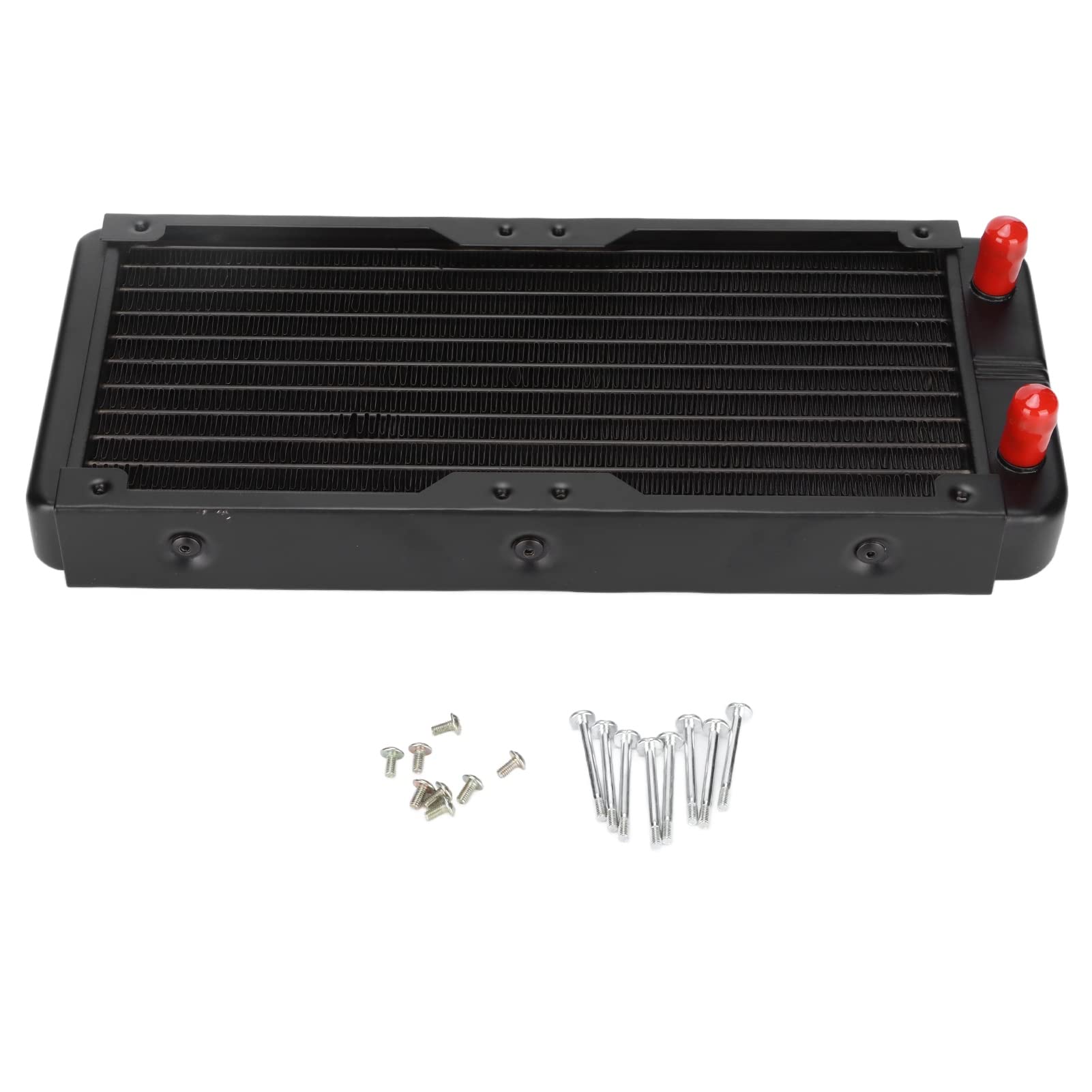 High-Performance Universal Aluminum Radiator - Efficient Air to Water Intercooler & Heat Exchanger for Cars, Trucks & Performance Vehicles - Ideal for Engine Cooling & Turbo Systems