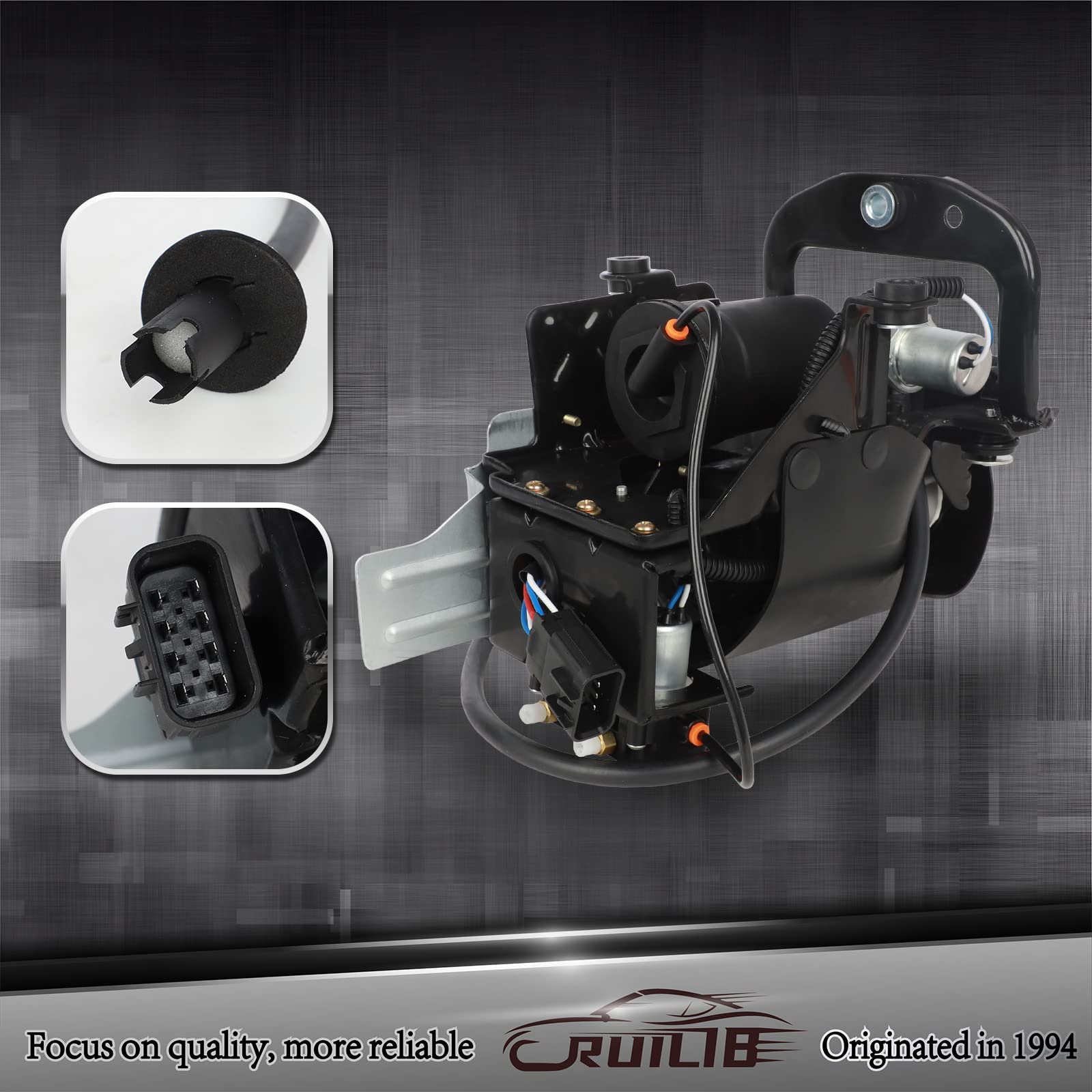 Cadillac XTS 3.6L V6 2015-2020 Airmatic Air Suspension Compressor Pump Kit Replacement - OEM 84355910 23129283 22936012 22983463 23168660 23446561 23468864 23353754 - Perfect for Smooth Ride & Suspension Repair